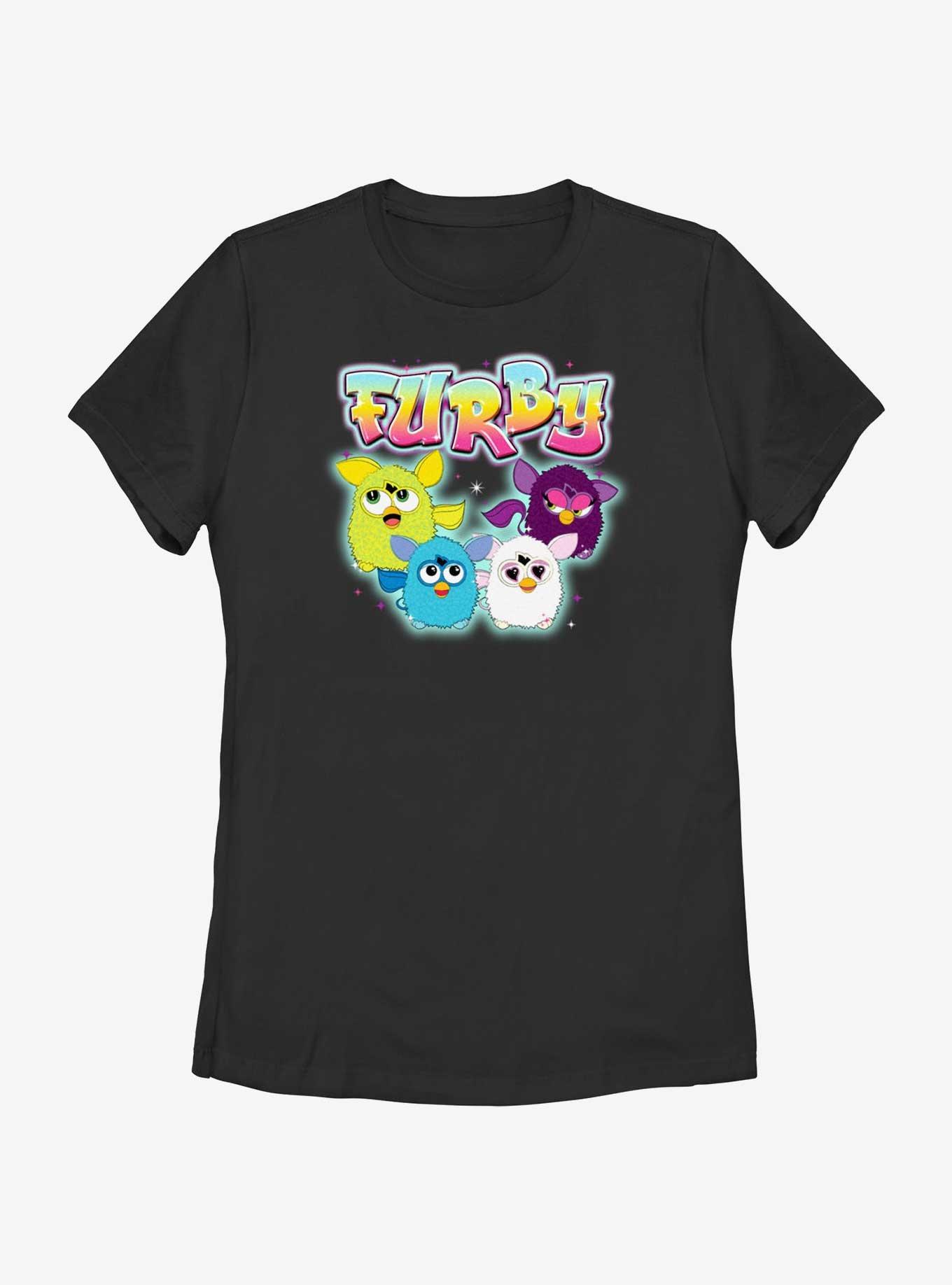 Furby Gang of Fur Womens T-Shirt, BLACK, hi-res