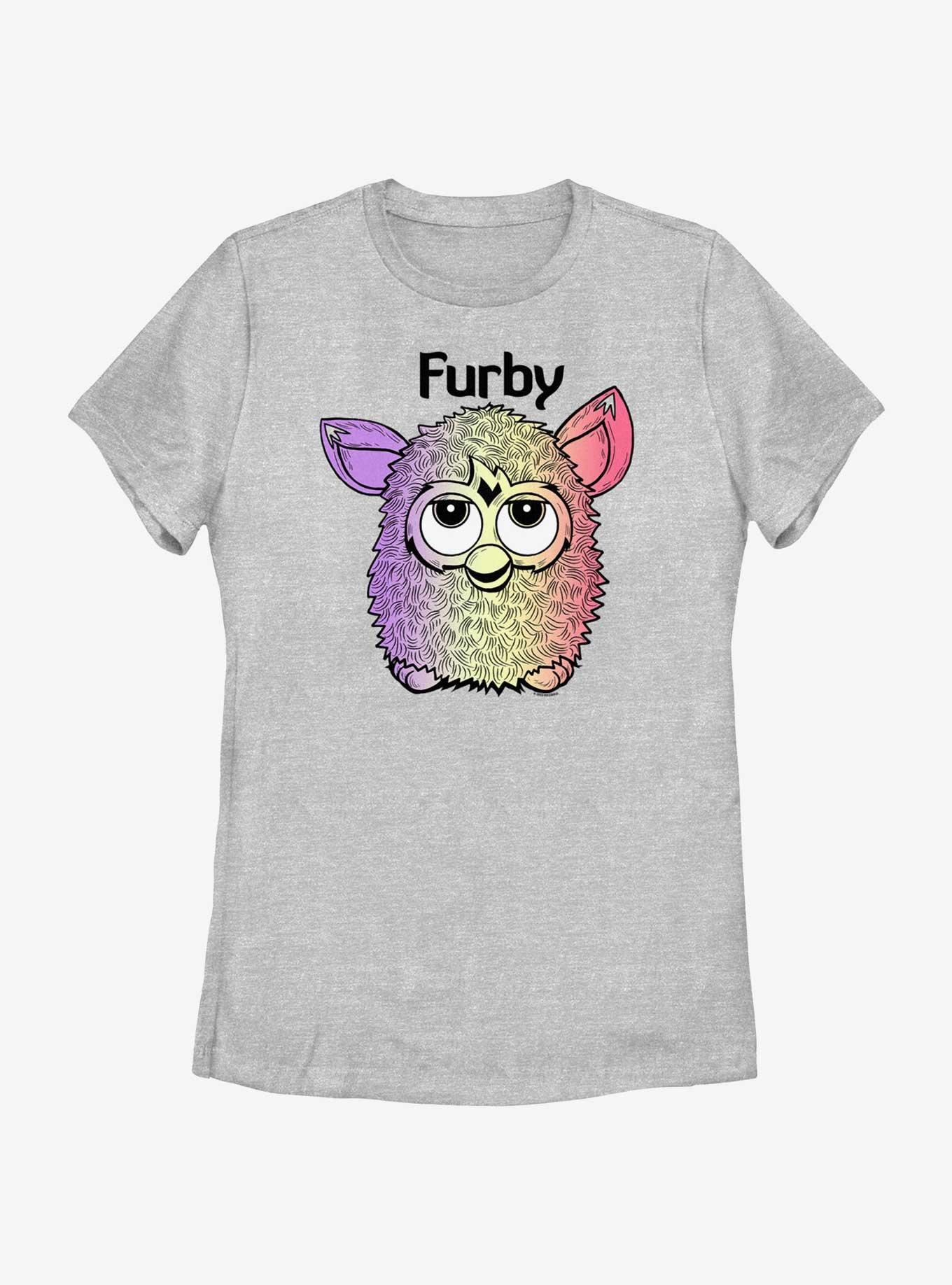 Furby Colorful Furby Womens T-Shirt, ATH HTR, hi-res