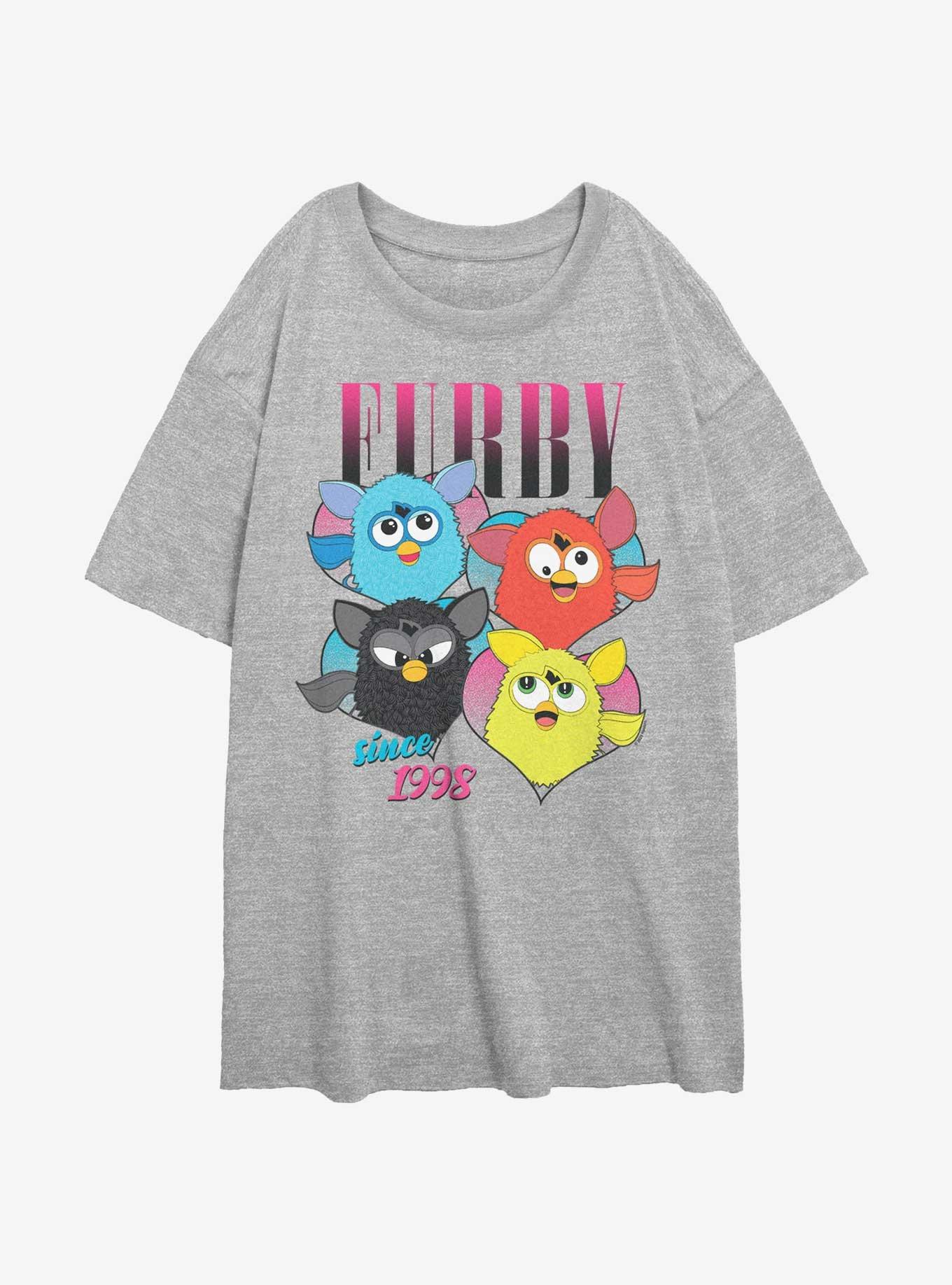 Furby Fur Squad Womens Oversized T-Shirt, , hi-res