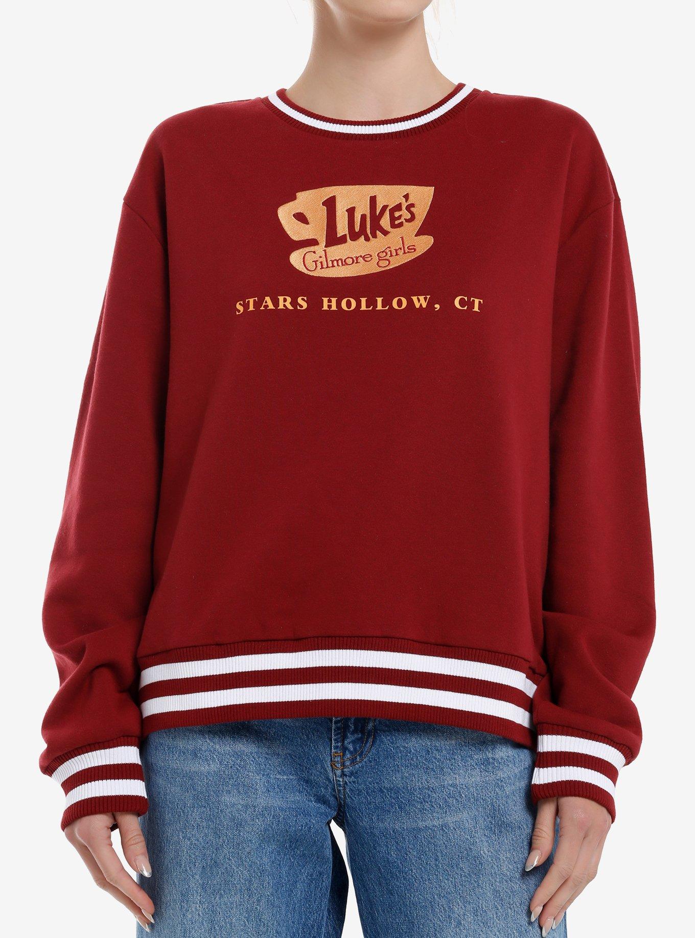Gilmore Girls Luke's Diner Varsity Girls Oversized Sweatshirt