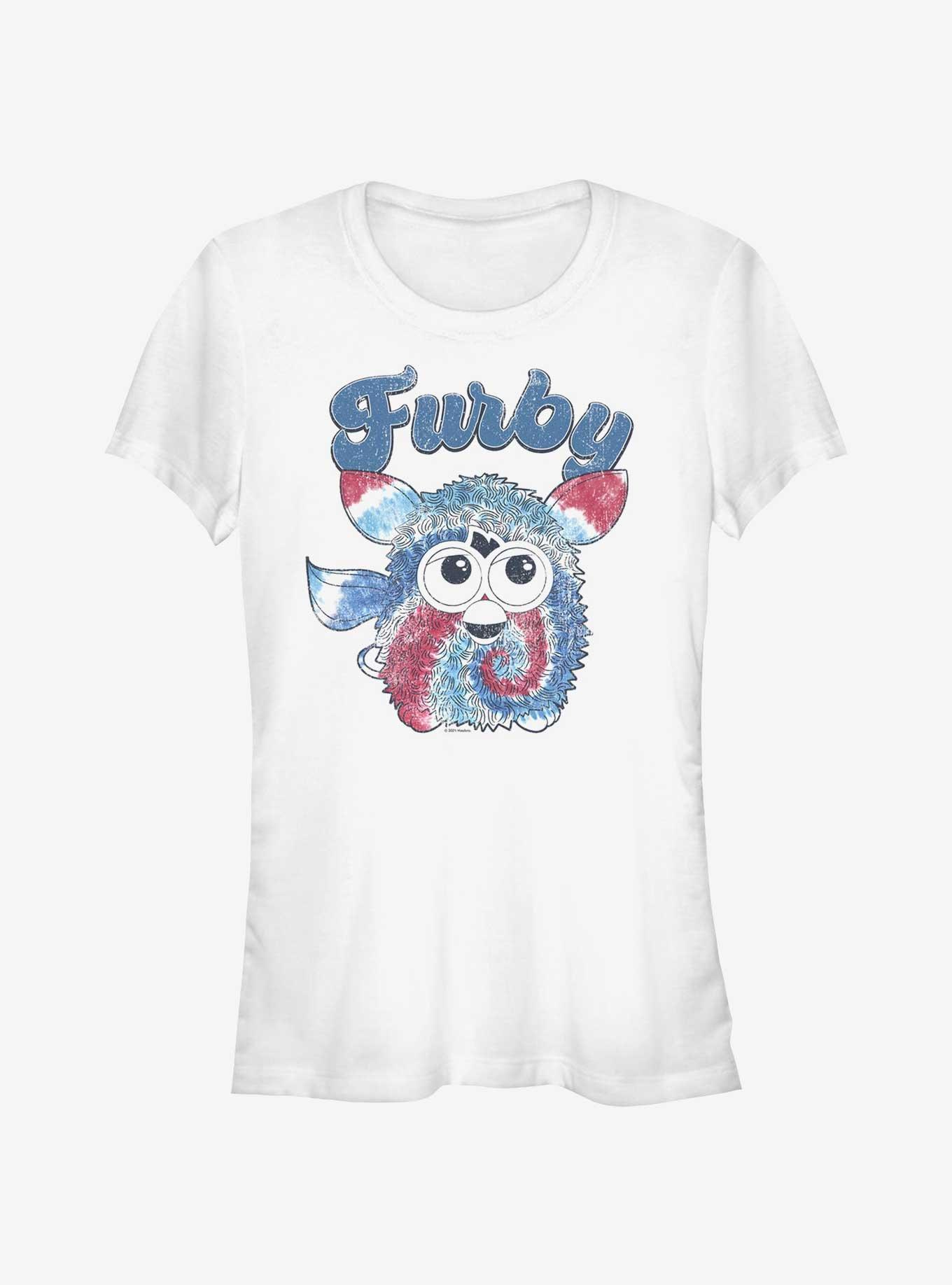 Furby Americana Girls T-Shirt, WHITE, hi-res