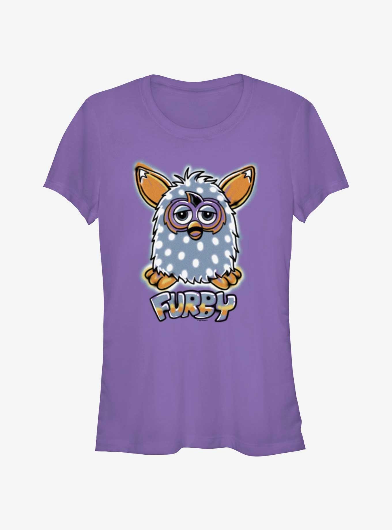 Furby Air Brush Style Girls T-Shirt, PURPLE, hi-res