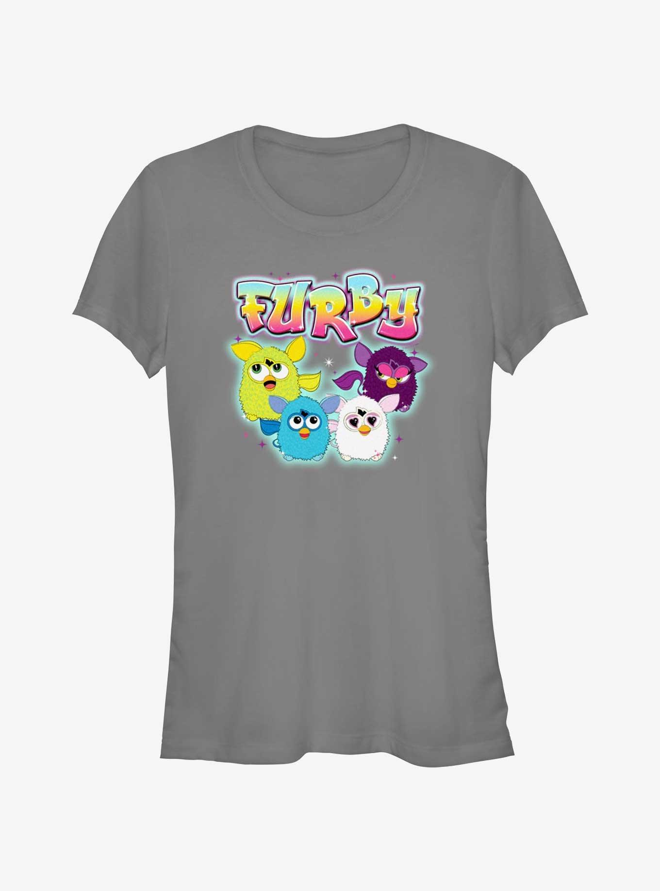 Furby Airbrush Group Shot Girls T-Shirt, , hi-res