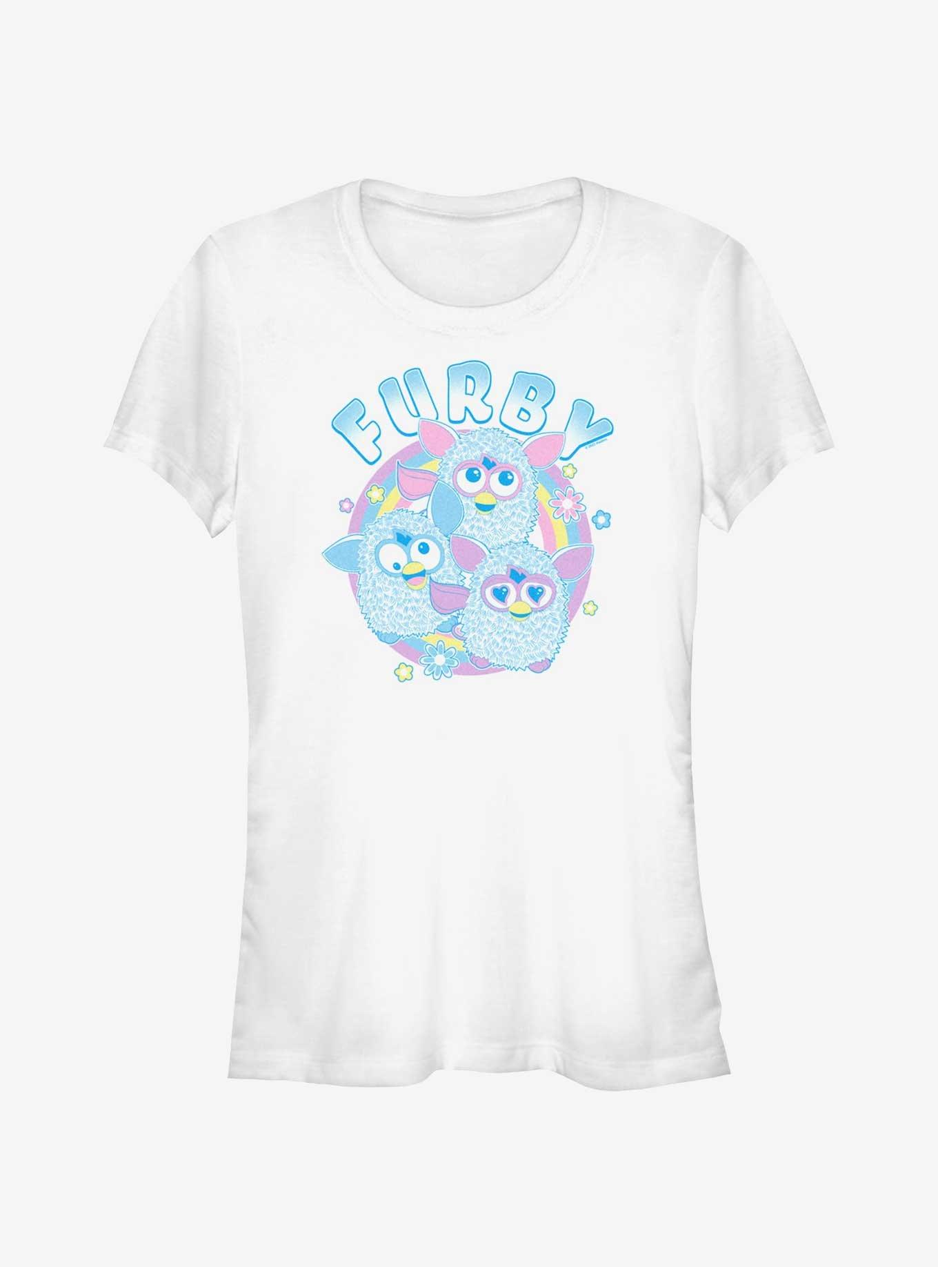Furby Rainbow Girls T-Shirt, WHITE, hi-res