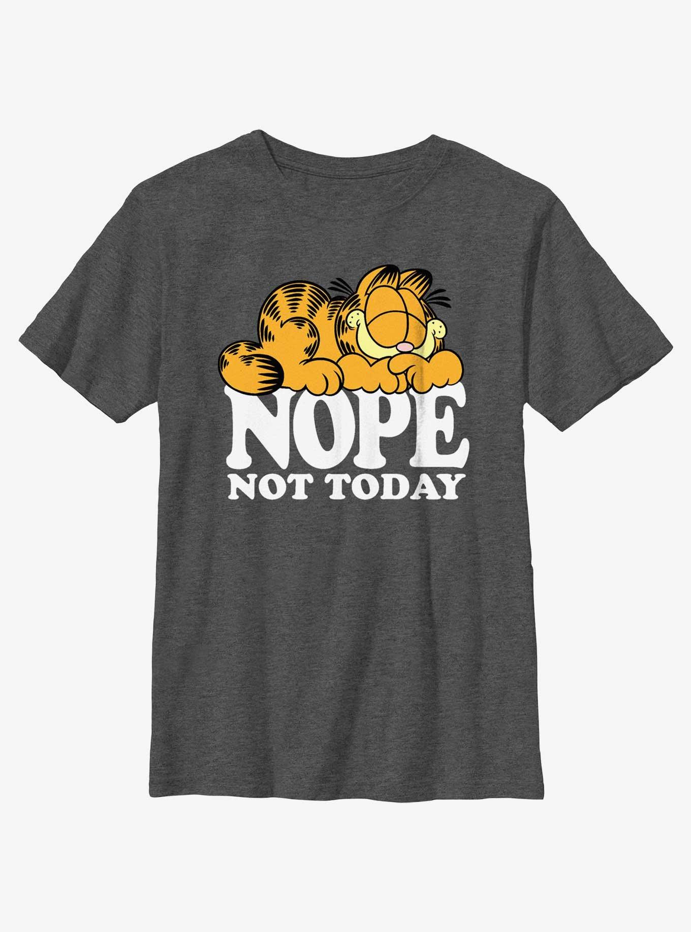 Garfield Nope Not Today Youth T-Shirt, , hi-res