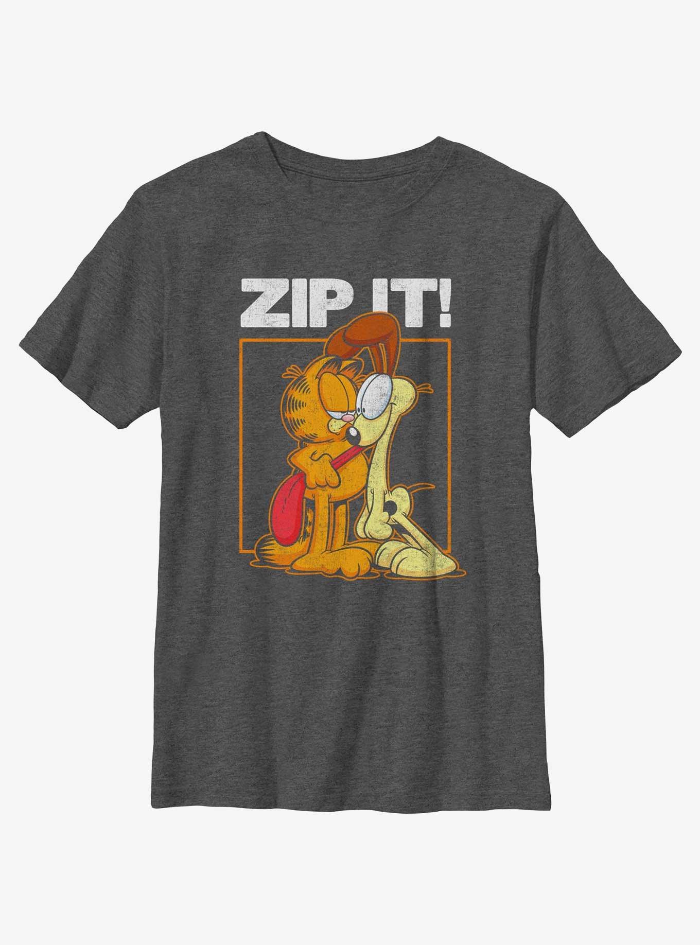 Garfield Zip It Garfield & Odie Youth T-Shirt, , hi-res