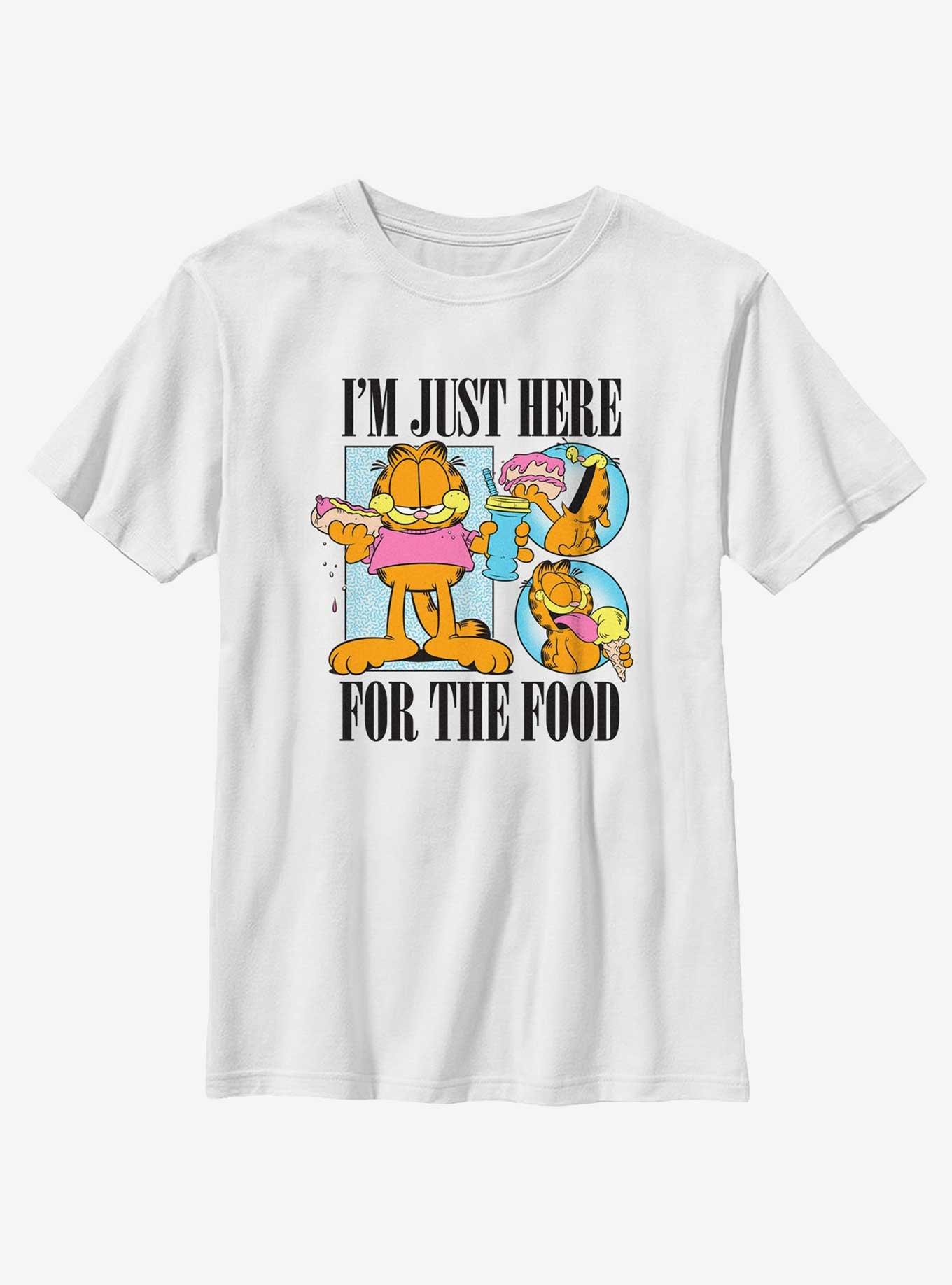 Garfield Here For Food Youth T-Shirt, , hi-res