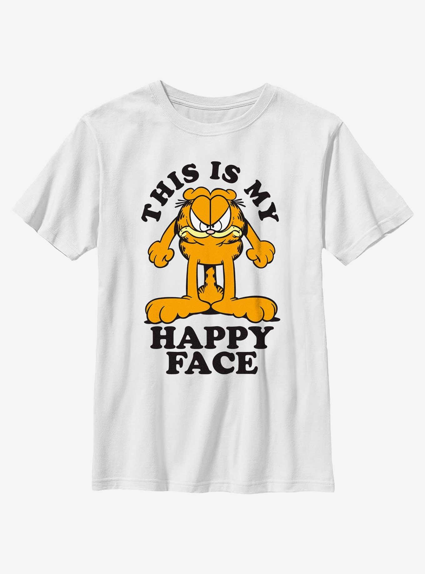 Garfield My Happy Face Youth T-Shirt, , hi-res