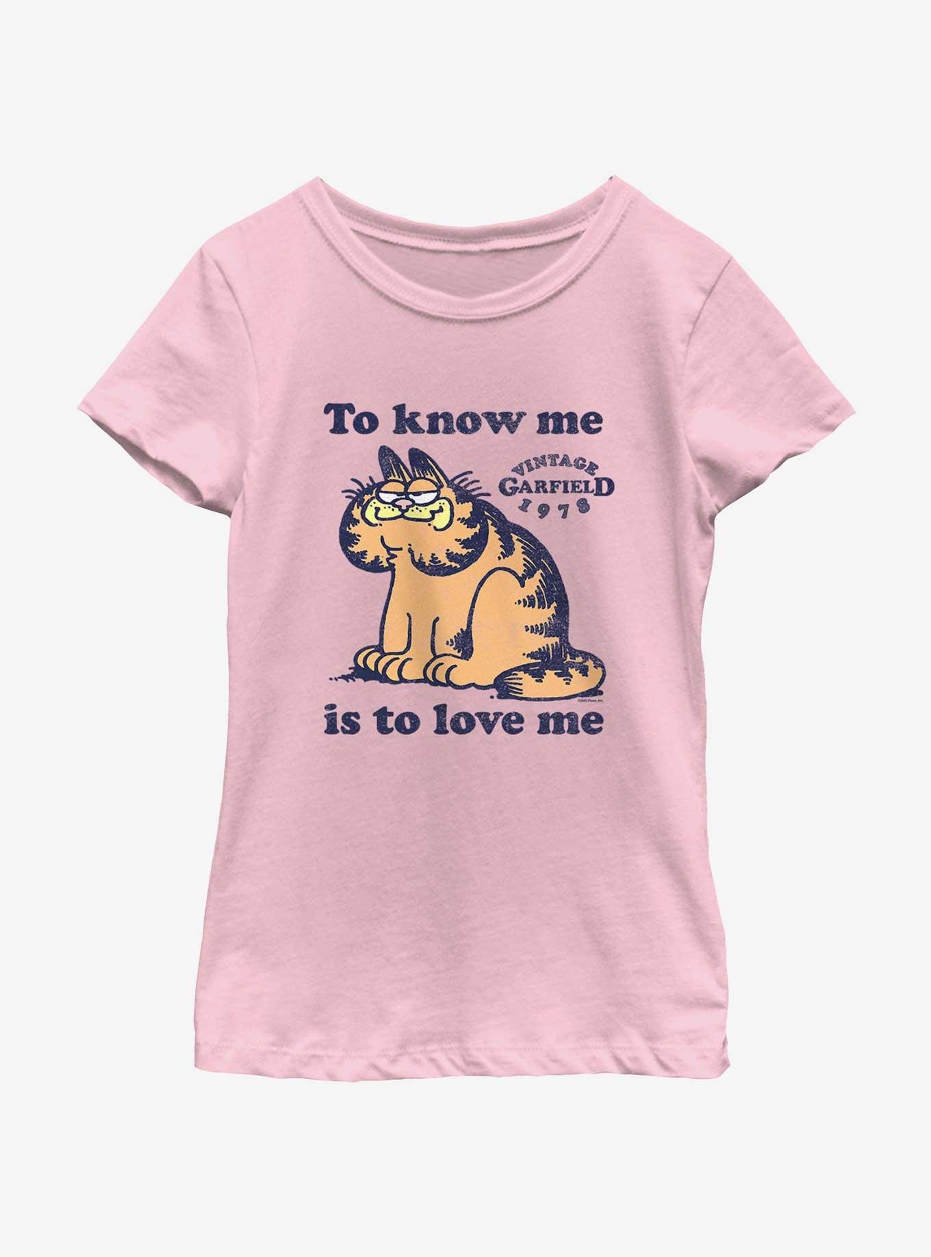 Garfield To Know Me Is To Love Me Youth Girls T-Shirt, , hi-res