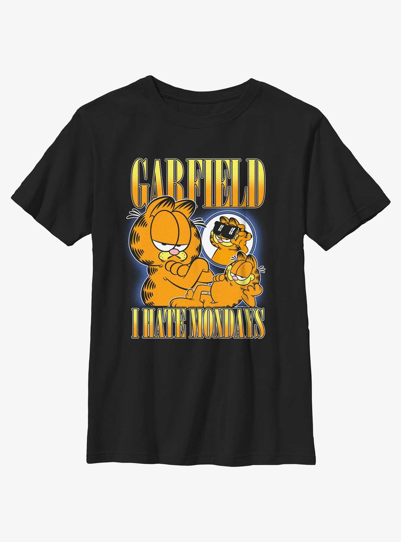 Garfield I Hate Mondays Youth T-Shirt, , hi-res