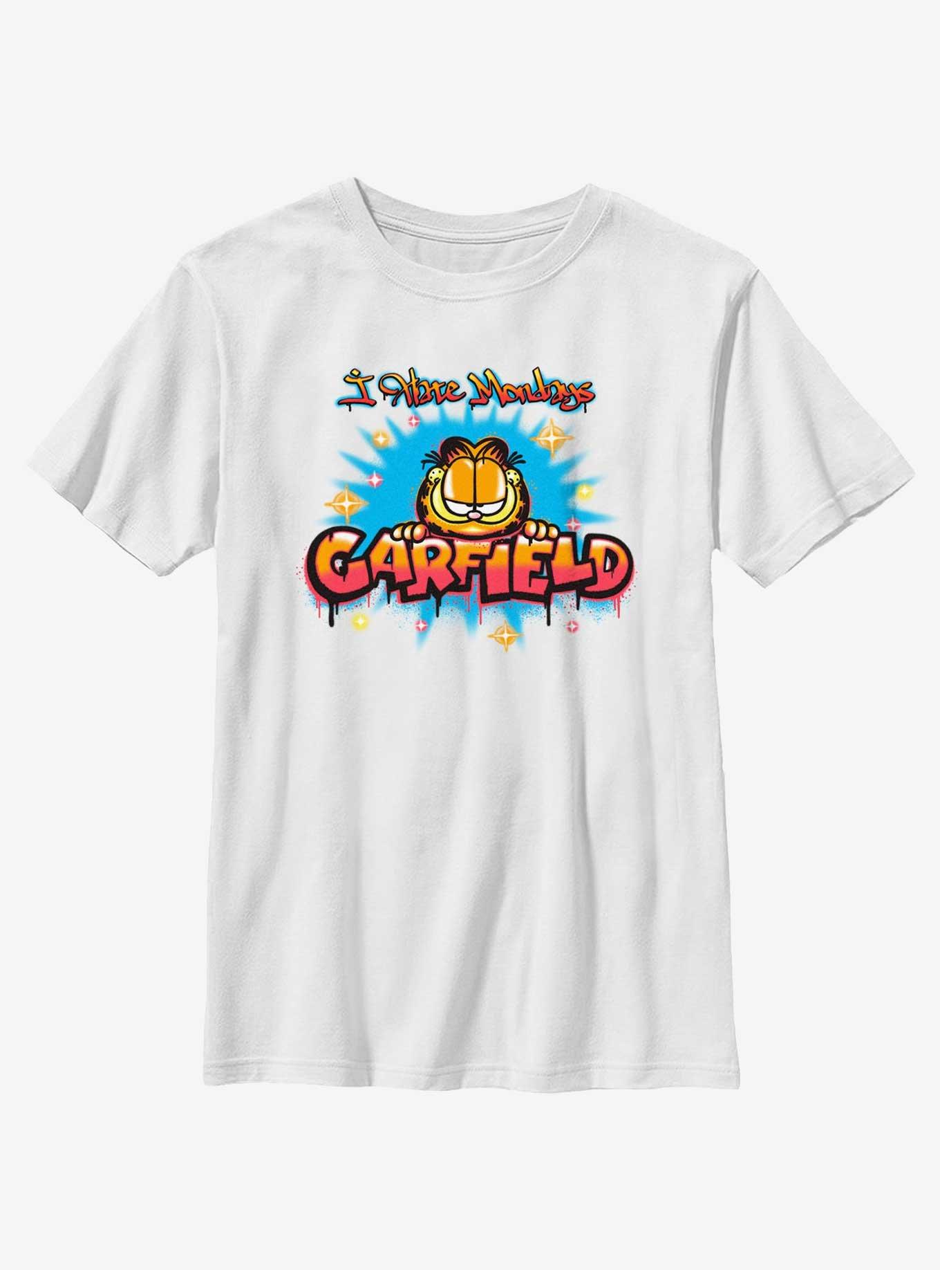 Garfield Airbrushed I Hate Mondays Youth T-Shirt, , hi-res