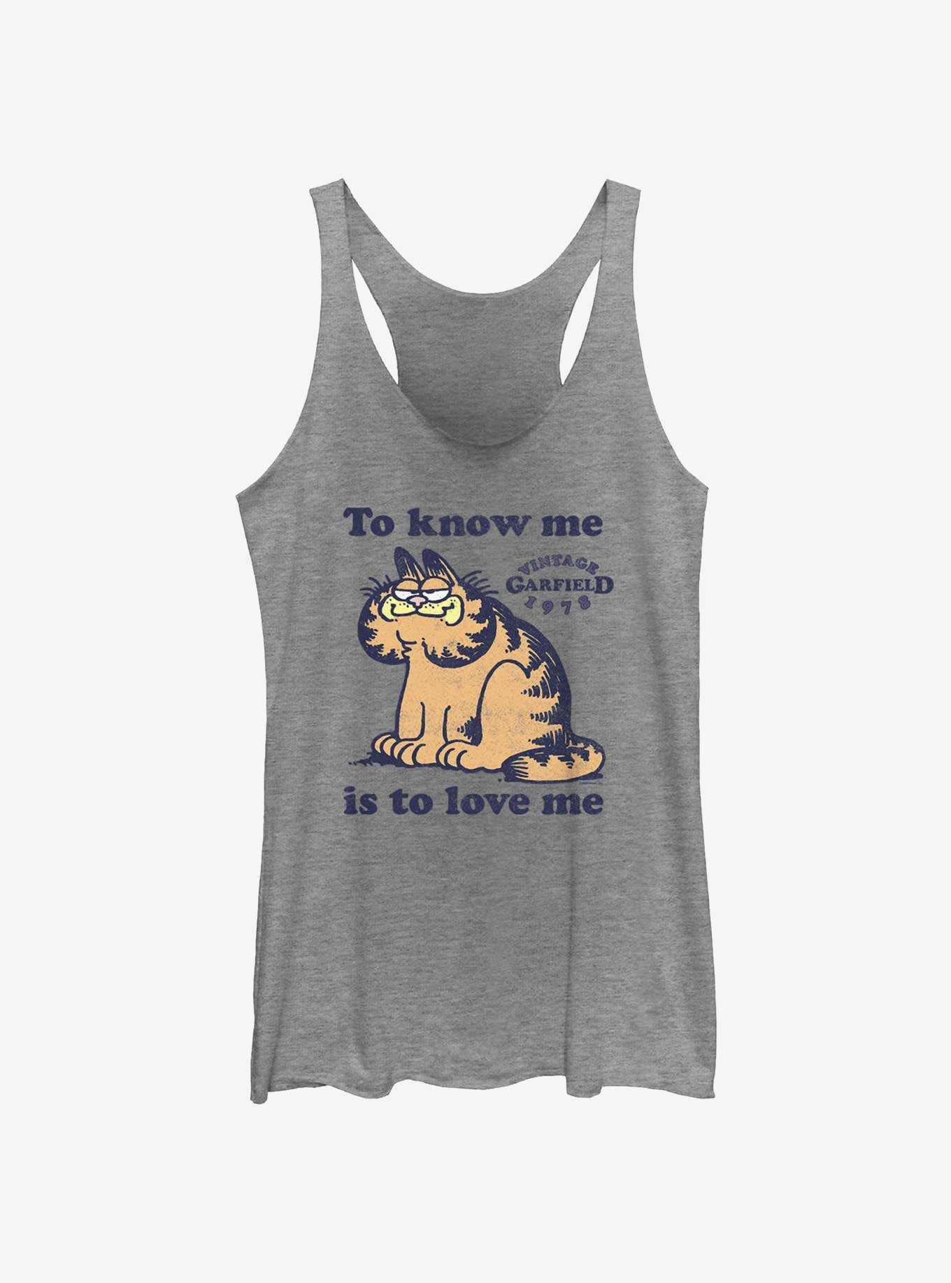 Garfield To Know Me Is To Love Me Womens Tank Top, , hi-res