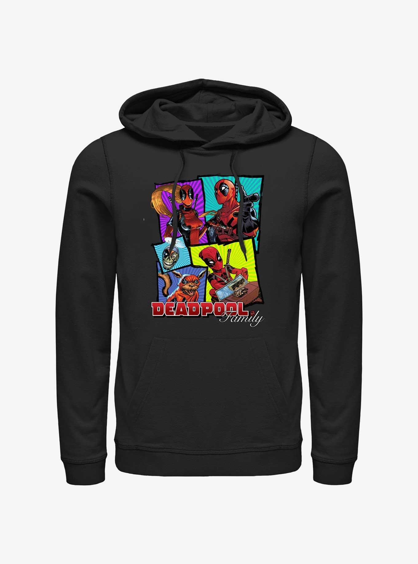 Marvel Deadpool Family Gathering Hoodie, BLACK, hi-res