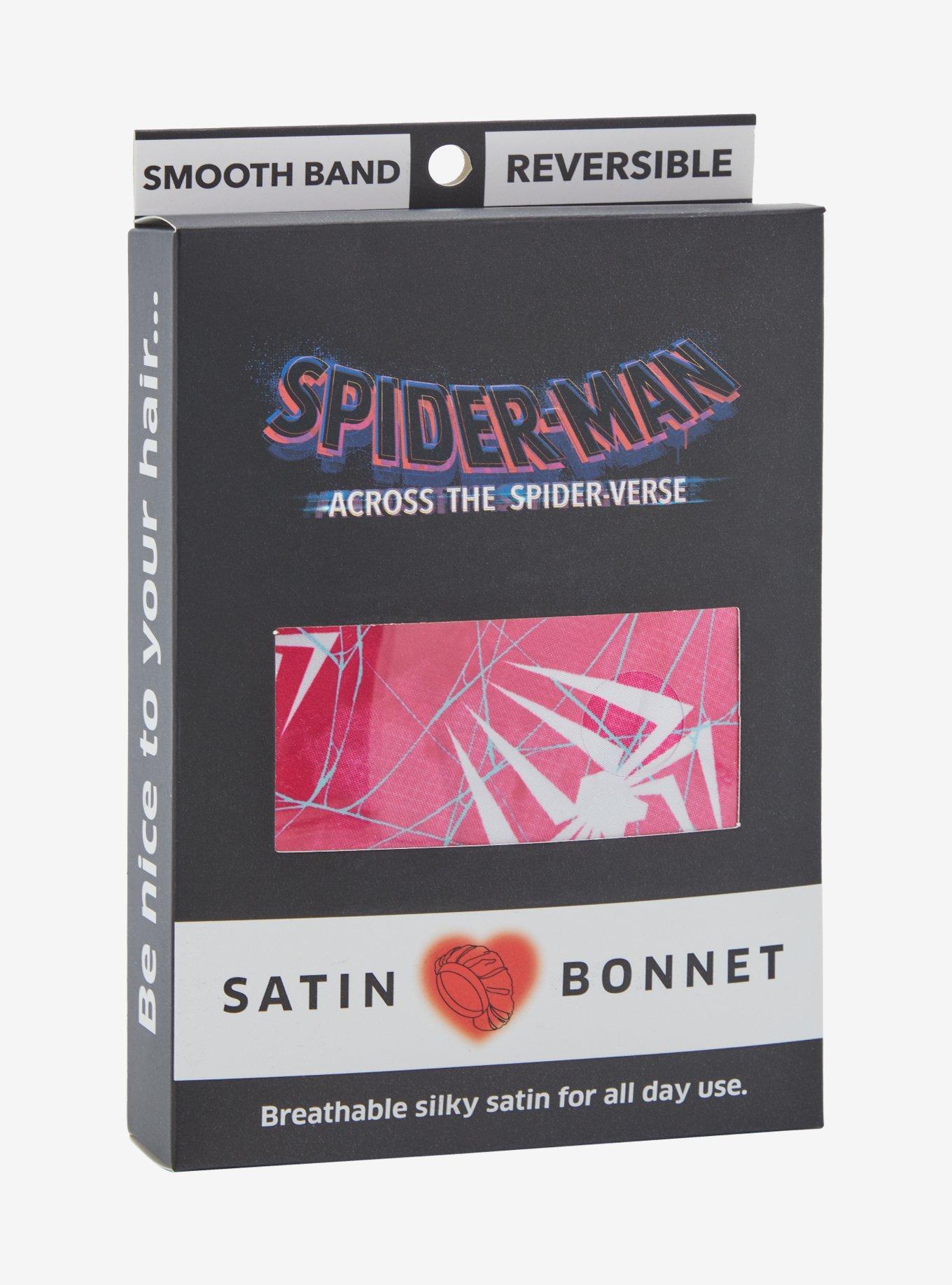 Marvel Spider-Man: Across the Spider-Verse Spider Gwen Reversible Satin Bonnet — BoxLunch Exclusive, , hi-res