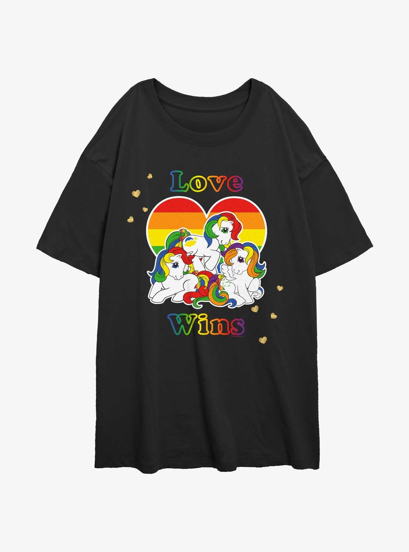 My Little Pony Love Wins Womens Oversized T-Shirt, , hi-res