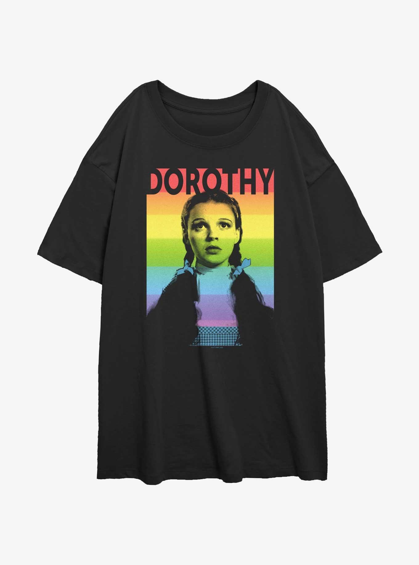 Wizard Of Oz Dorothy Rainbow Womens Oversized T-Shirt, , hi-res