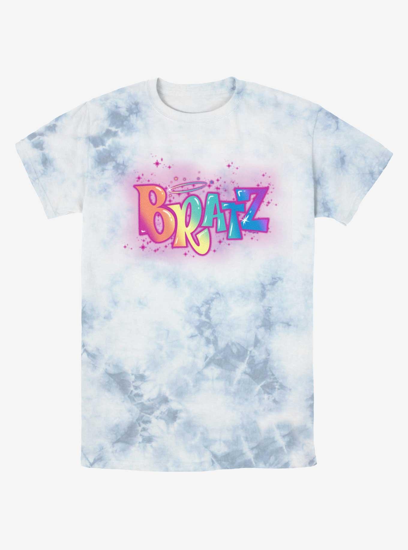 Bratz Rainbow Logo Tie-Dye T-Shirt, WHITEBLUE, hi-res