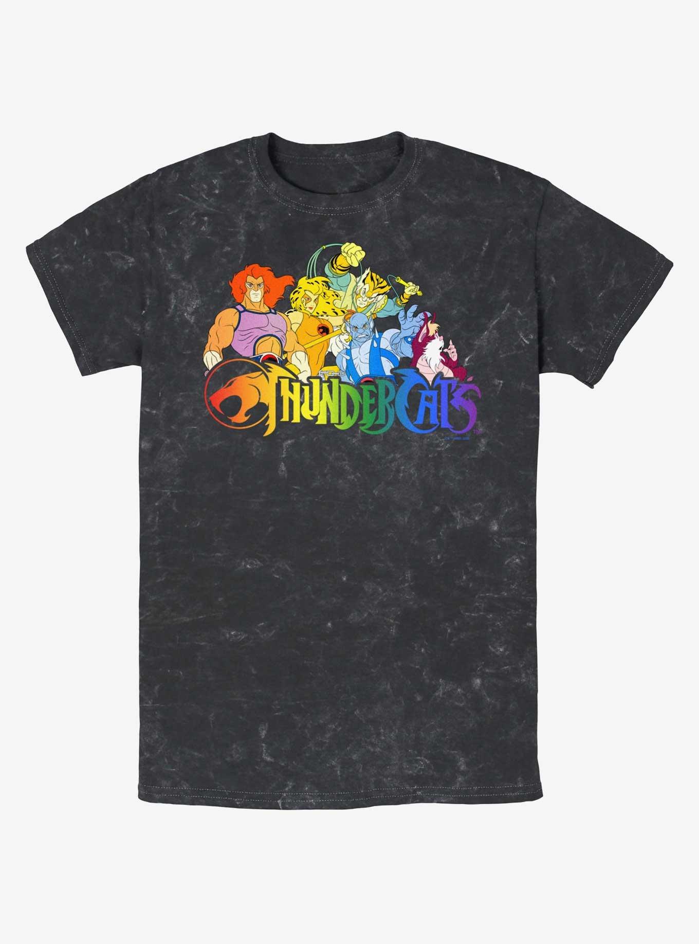 Thundercats Rainbow Cats Mineral Wash T-Shirt, , hi-res