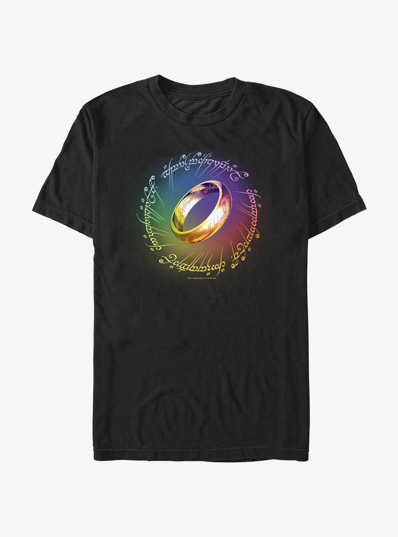 The Lord Of The Rings The One Ring Rainbow T-Shirt, , hi-res