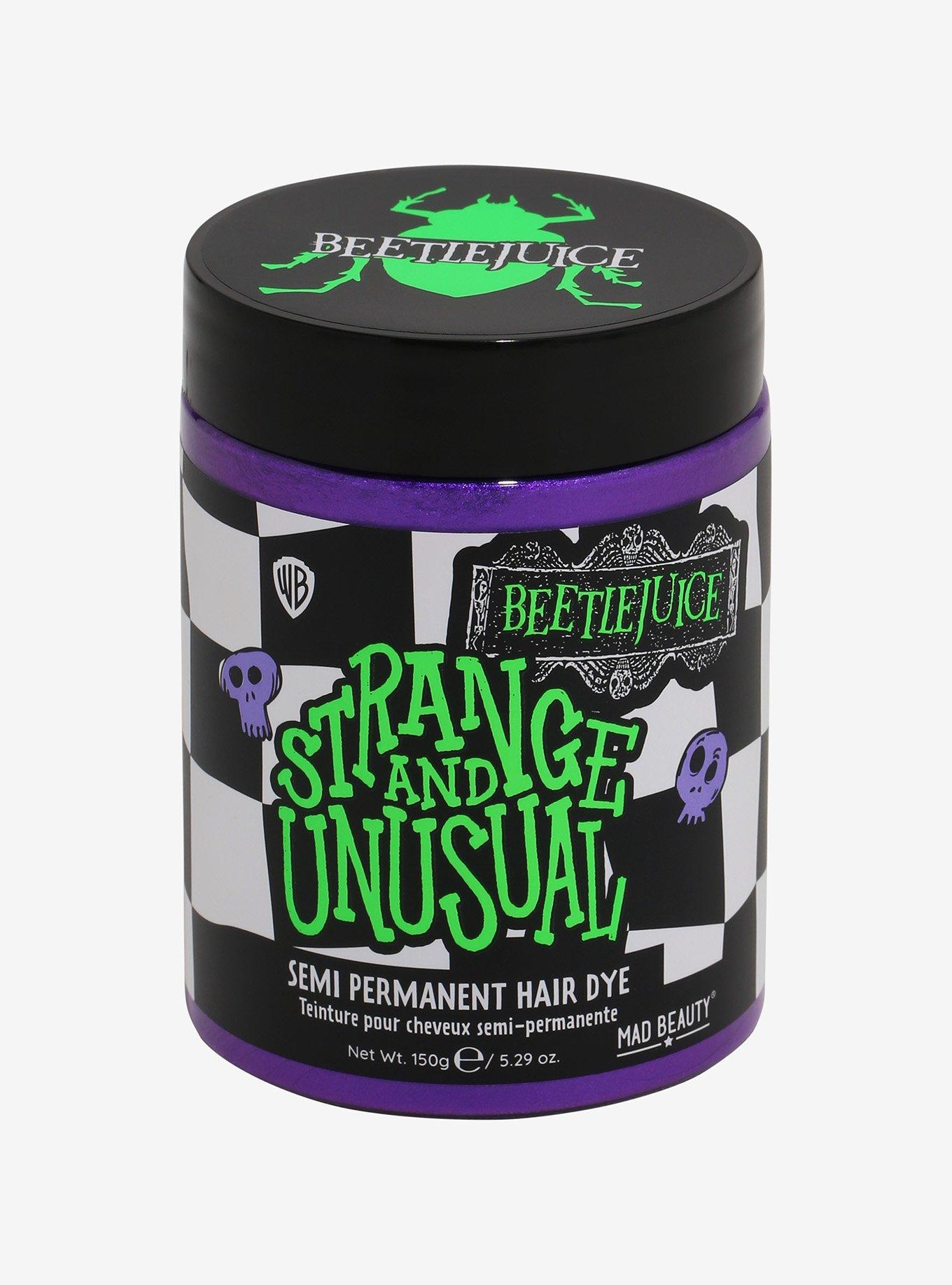 Beetlejuice Strange and Unusual Purple Semi Permanent Hair Dye, , hi-res