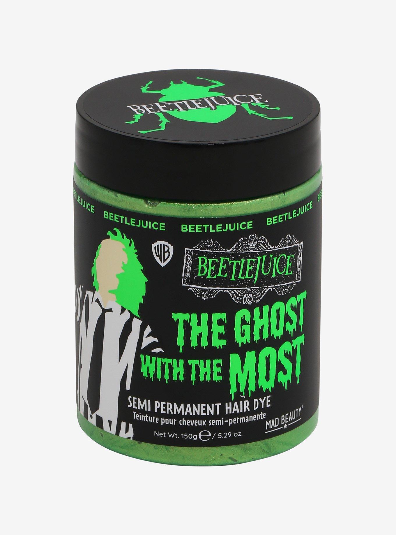 Beetlejuice The Ghost With the Most Green Semi Permanent Hair Dye, , hi-res