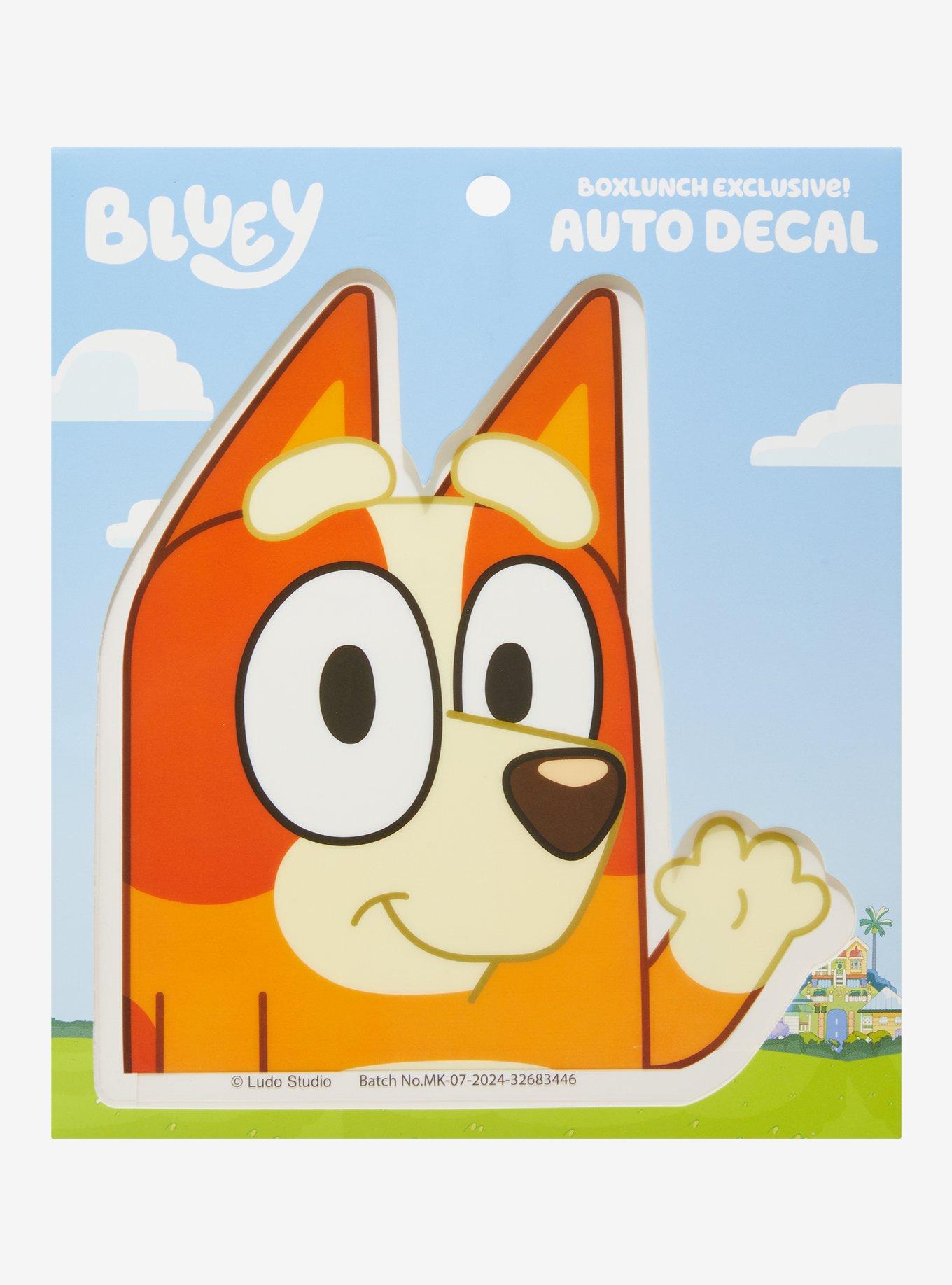 Bluey Bingo Waving Auto Decal — BoxLunch Exclusive, , hi-res