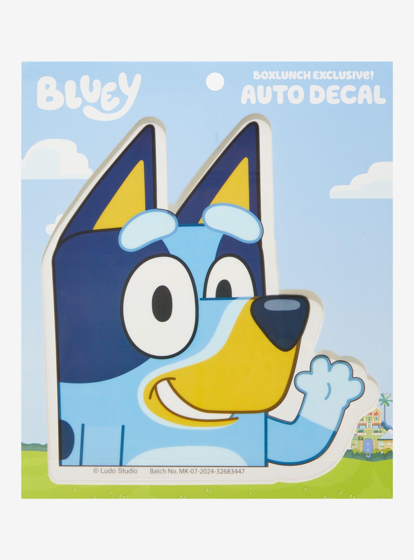 Bluey Waving Bluey Auto Decal — BoxLunch Exclusive, , hi-res