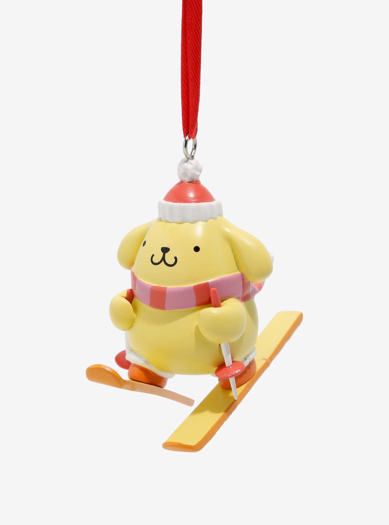 Sanrio Pompompurin Skiing Holiday Ornament | BoxLunch