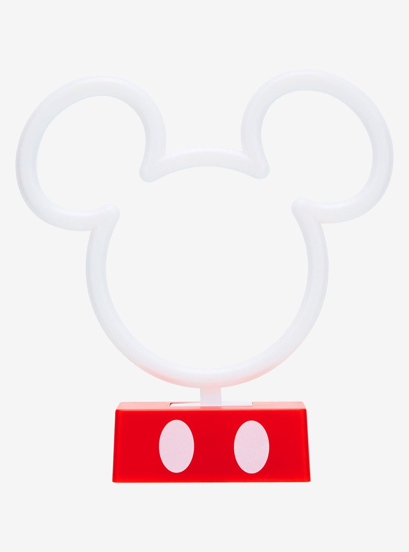 Disney Mickey Mouse Silhouette LED Lamp — BoxLunch Exclusive, , hi-res