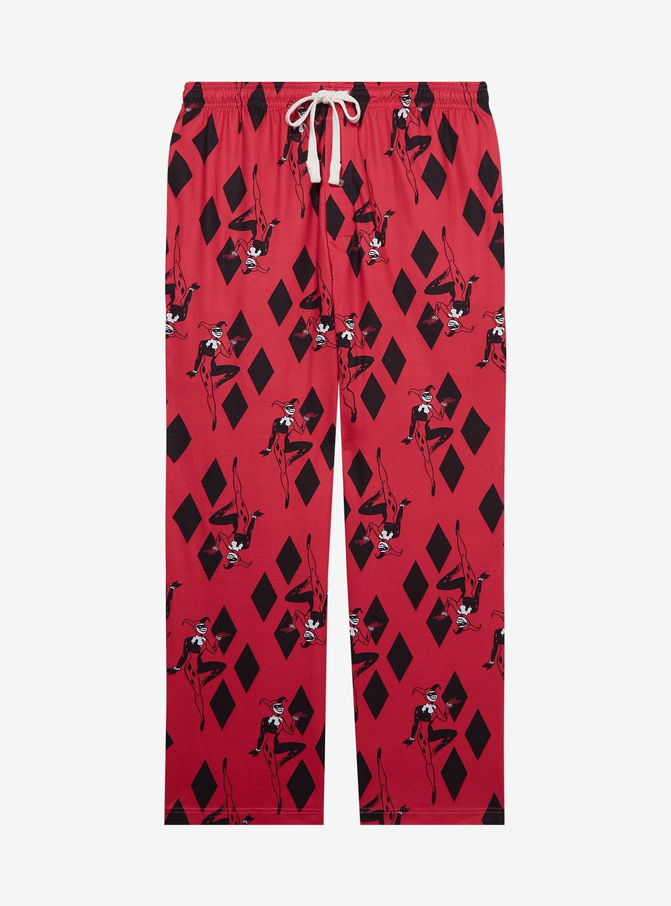 DC Comics Batman Harley Quinn Allover Print Sleep Pants — BoxLunch Exclusive, , hi-res