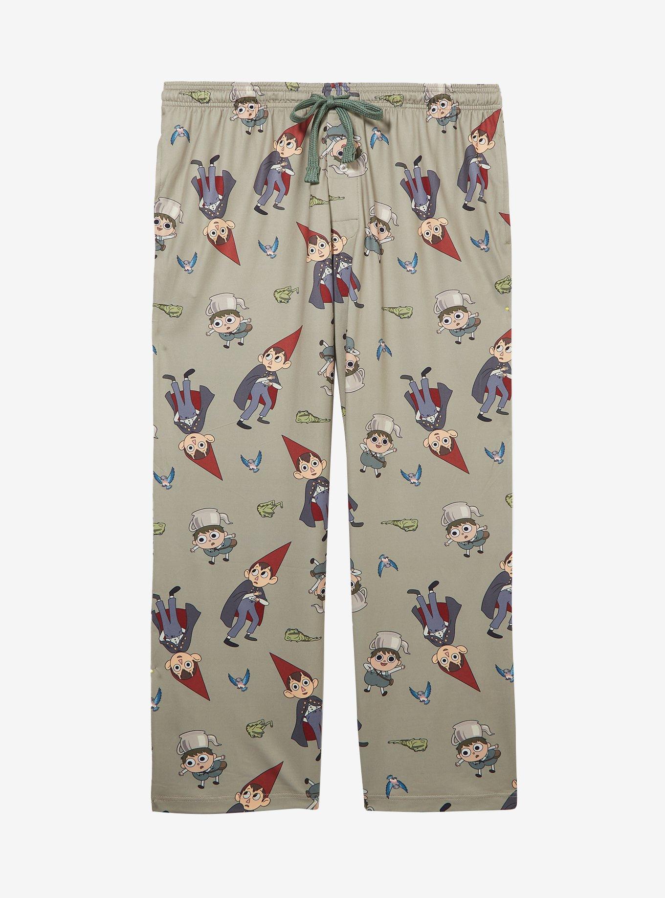 Over the Garden Wall Wirt & Greg Allover Print Women's Plus Size Sleep Pants — BoxLunch Exclusive, SAGE, hi-res