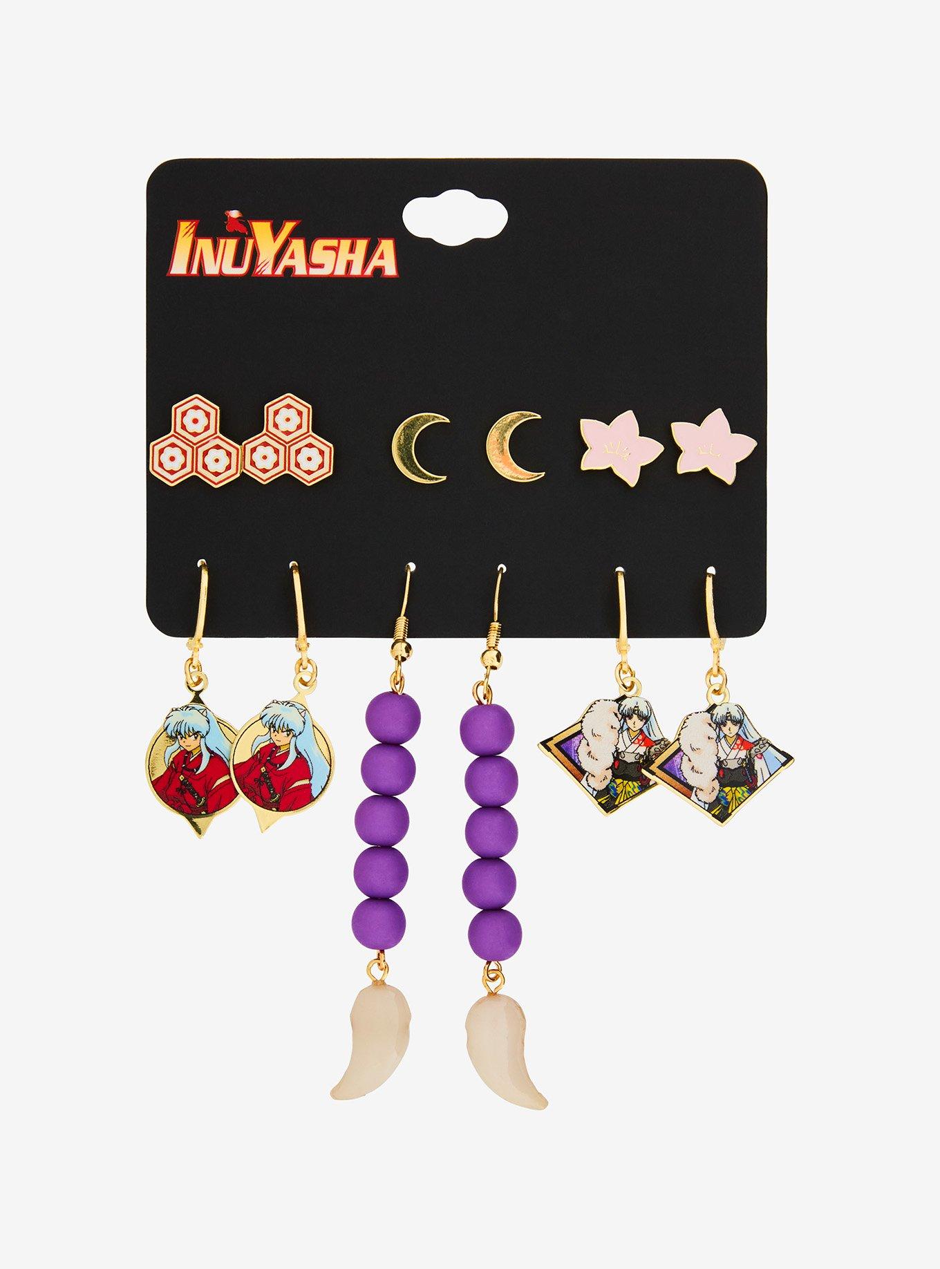 InuYasha Sesshomaru & Inuyasha Earring Set, , hi-res