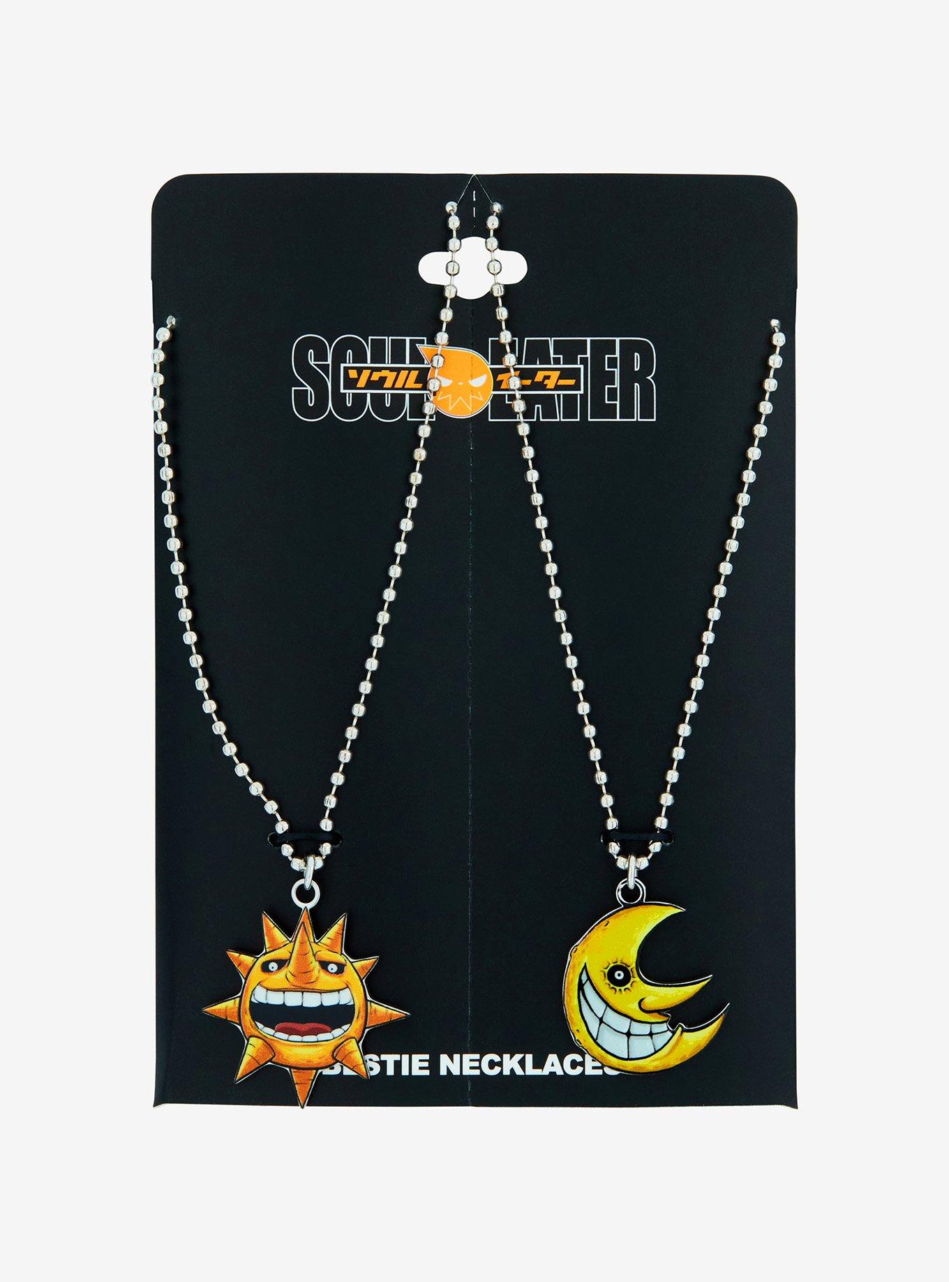 Soul Eater Sun & Moon Best Friend Necklace Set, , hi-res