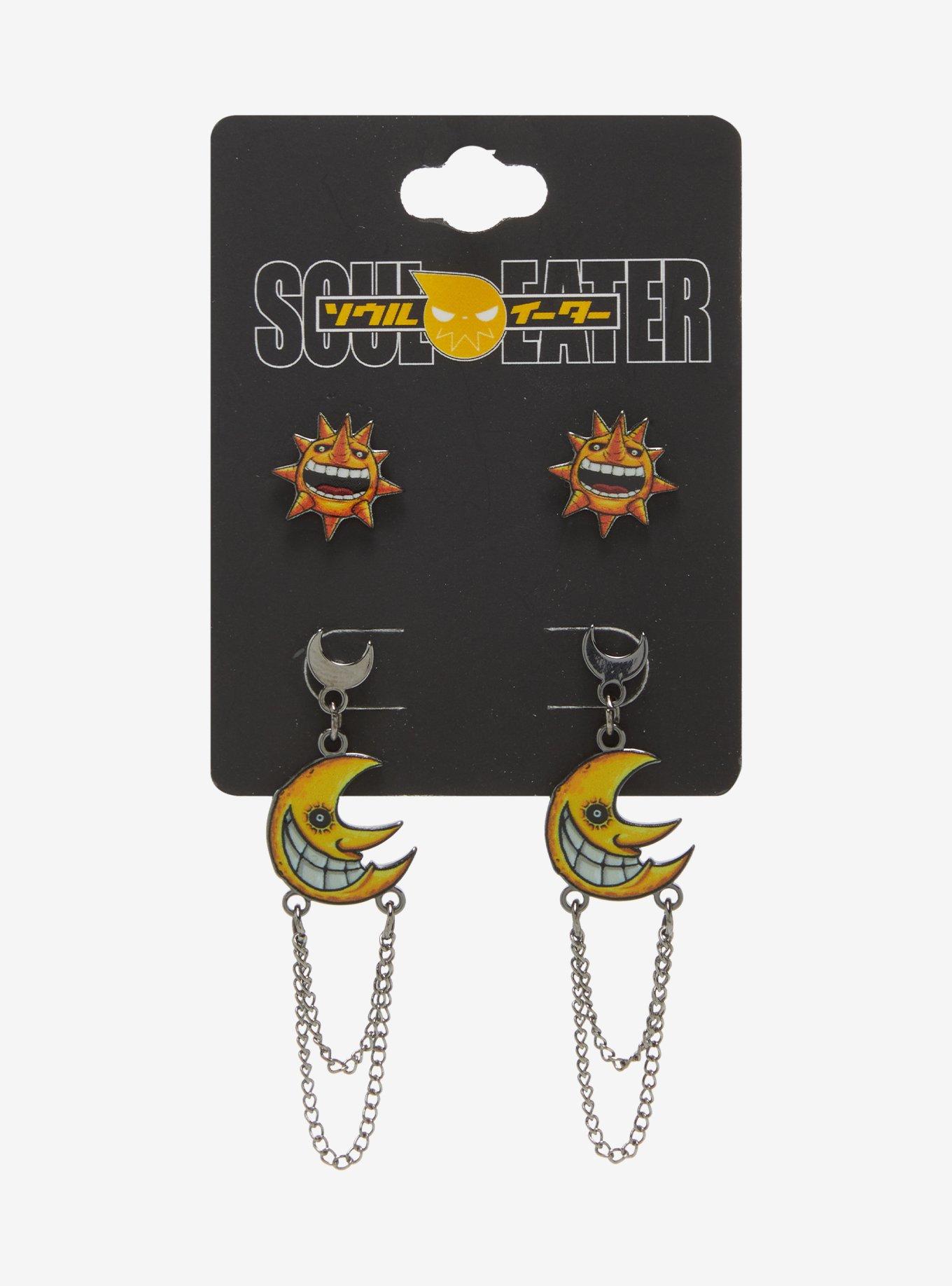 Soul Eater Sun & Moon Earring Set, , hi-res