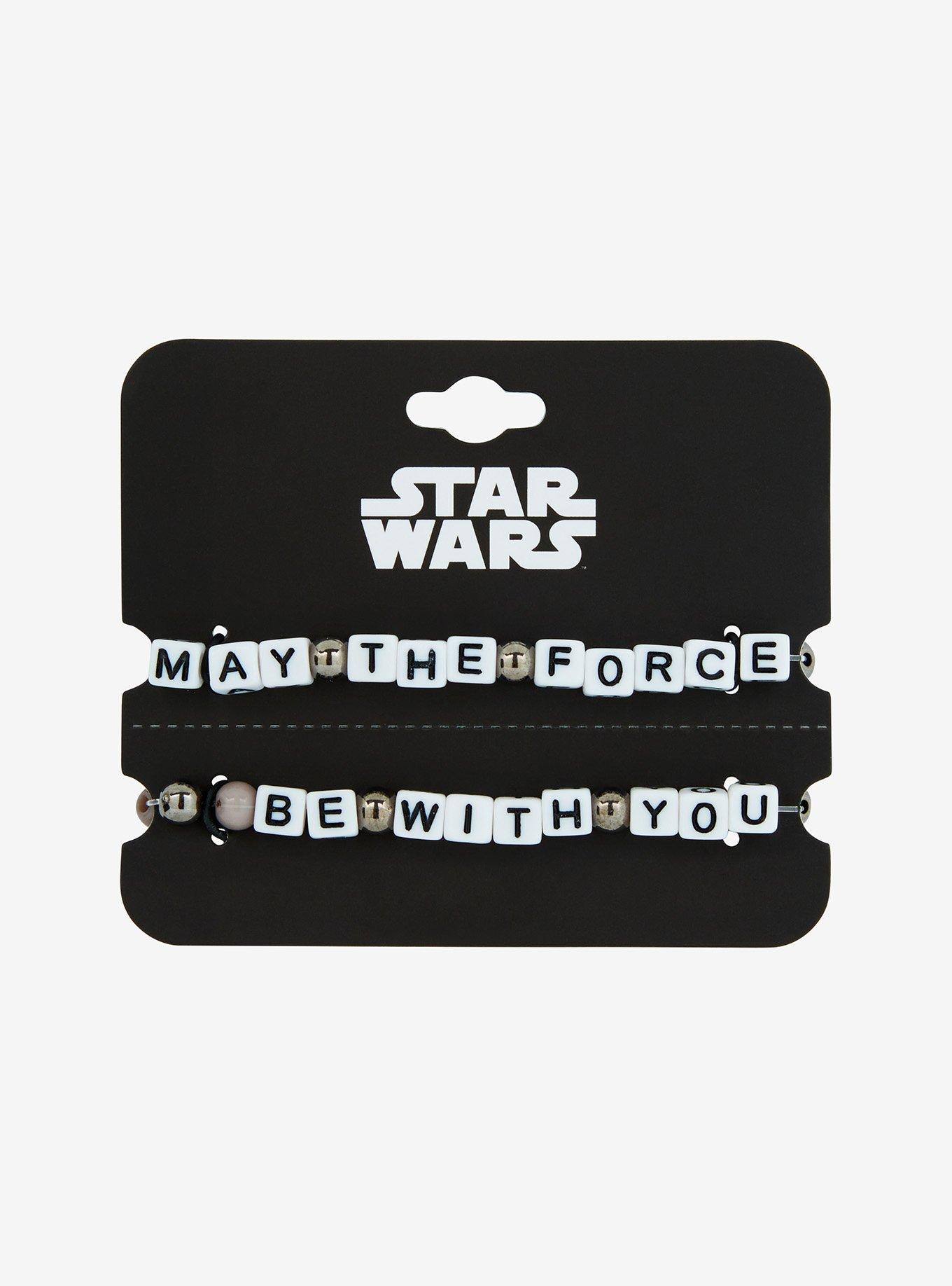 Star Wars May The Force Be With You Bracelet Set, , hi-res