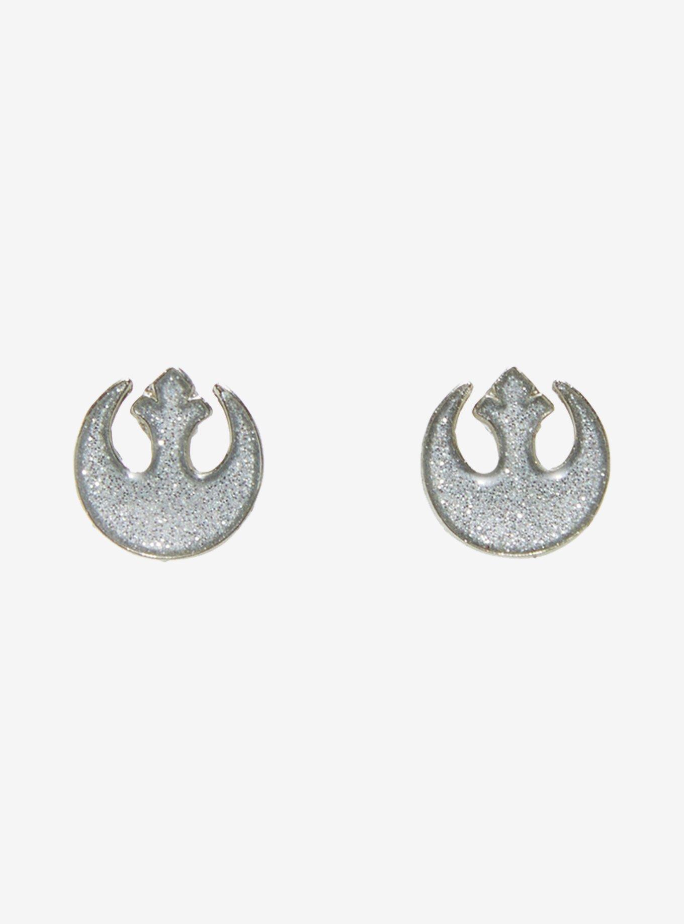 Star Wars Rebel Glitter Stud Earrings, , hi-res