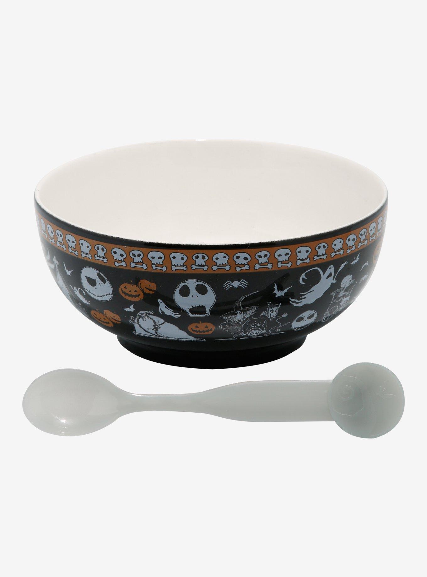 Disney The Nightmare Before Christmas Cereal Bowl and Color Changing Spoon, , hi-res