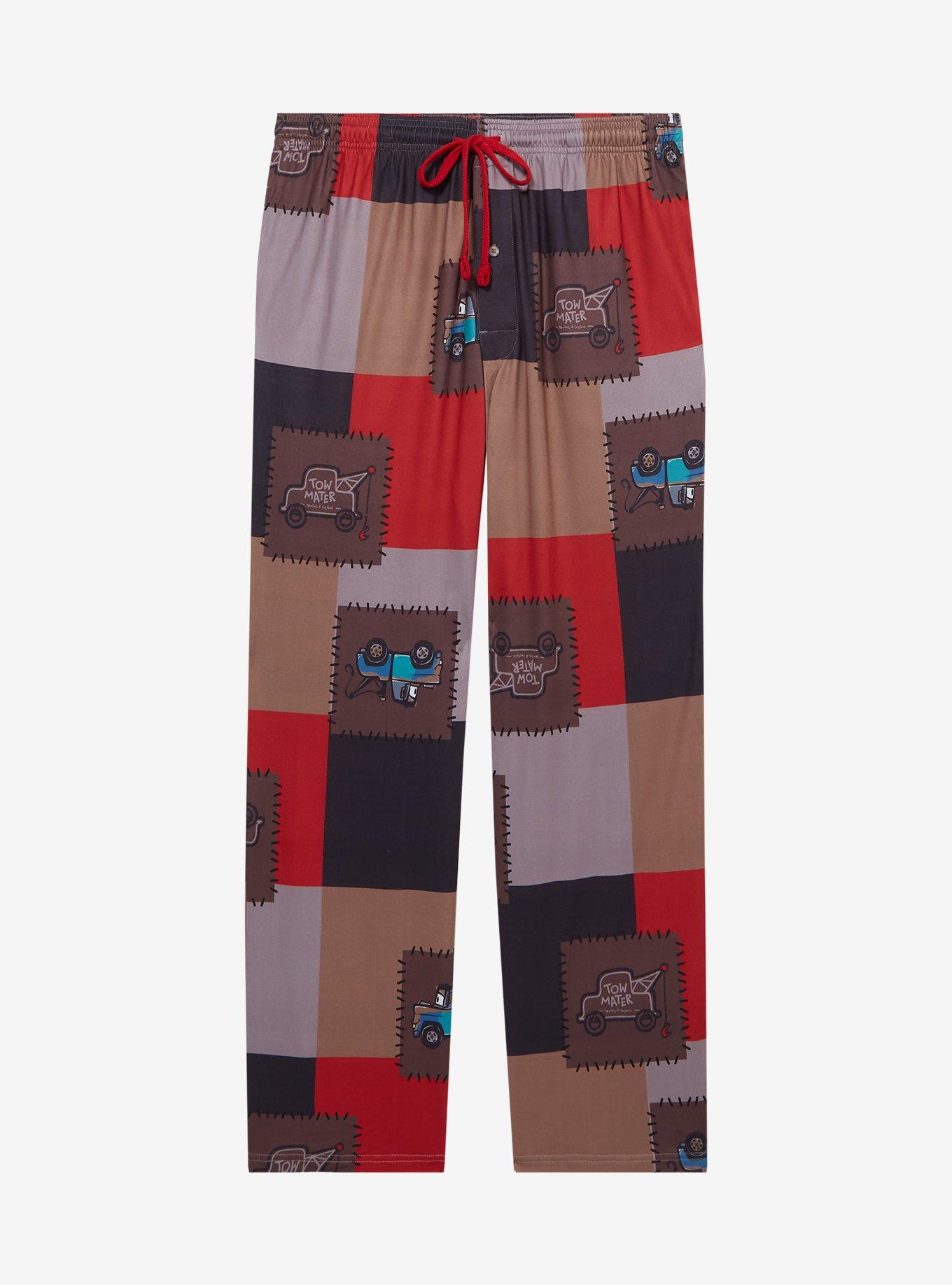 Disney Pixar Cars Mater Patchwork Sleep Pants - BoxLunch Exclusive, , hi-res