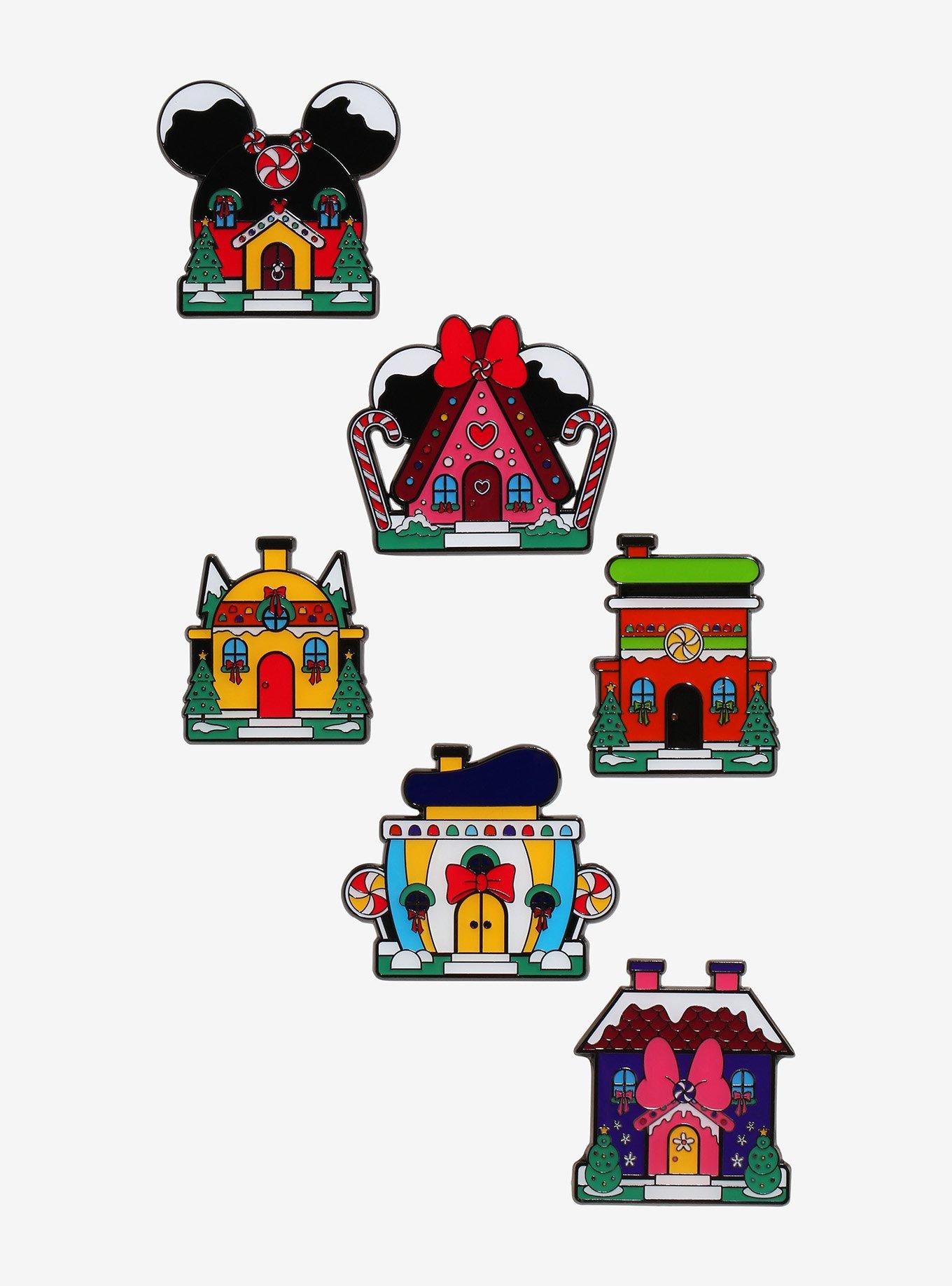 Loungefly Disney Holiday Village Blind Box Enamel Pin, , hi-res