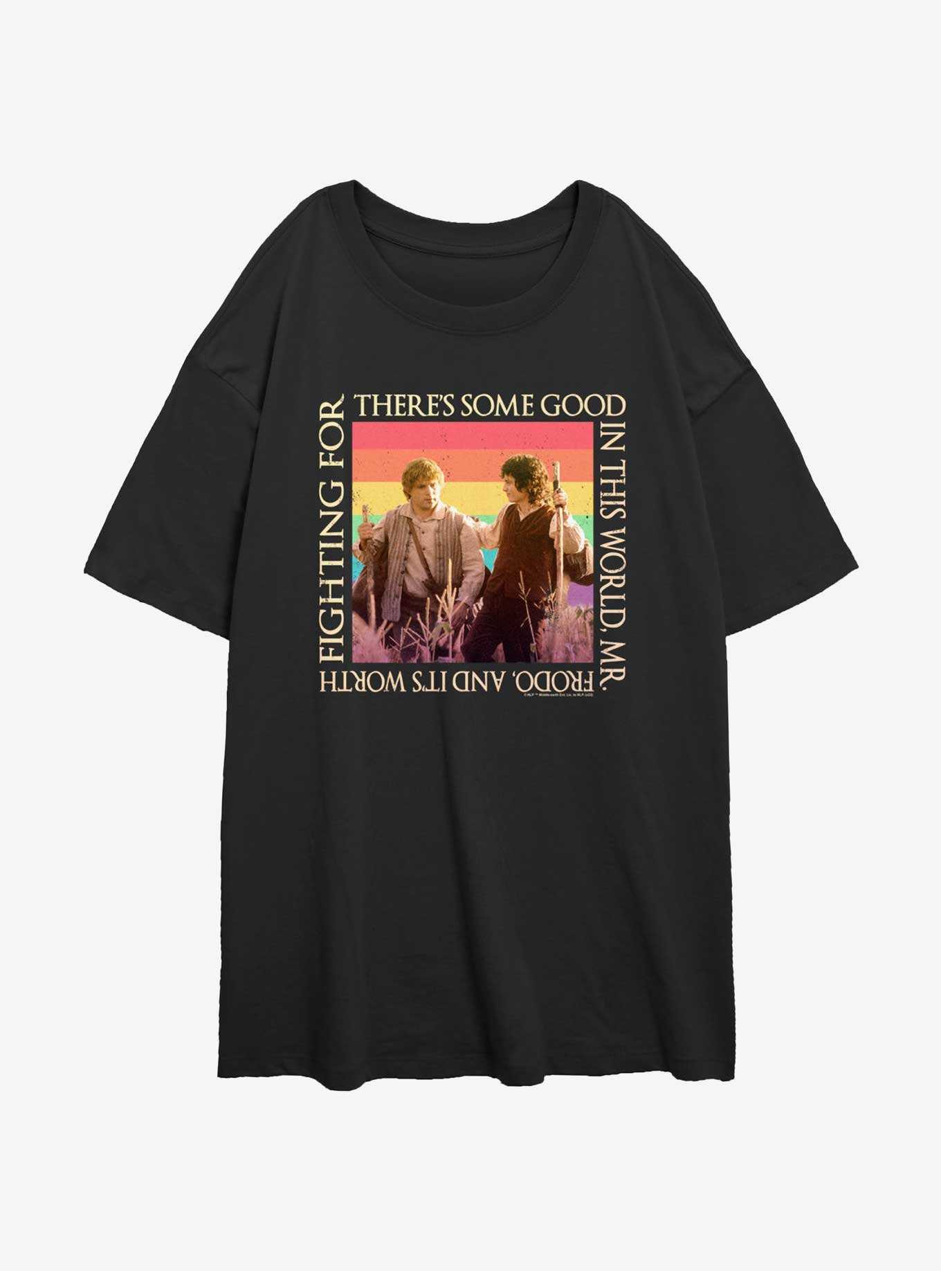 The Lord of the Rings Some Good Rainbows Girls Oversized T-Shirt, , hi-res