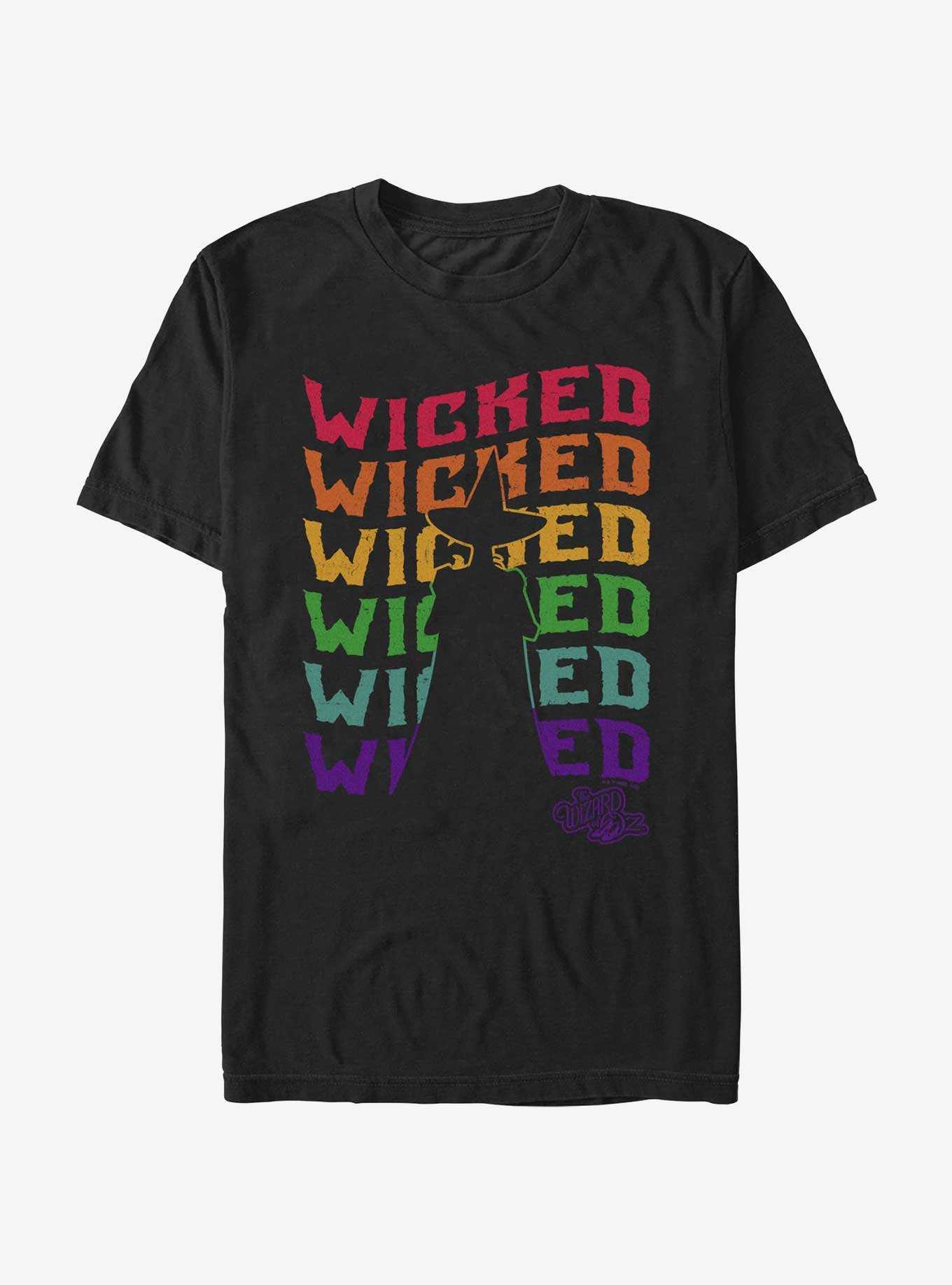 The Wizard Of Oz WB Wavy Wicked Silhouette T-Shirt, , hi-res