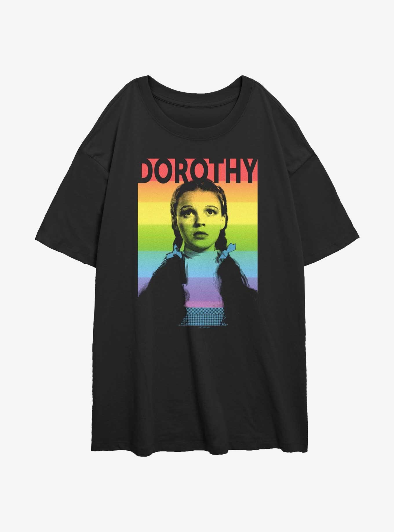 The Wizard Of Oz Dorothy Rainbow Oversized T-Shirt, , hi-res