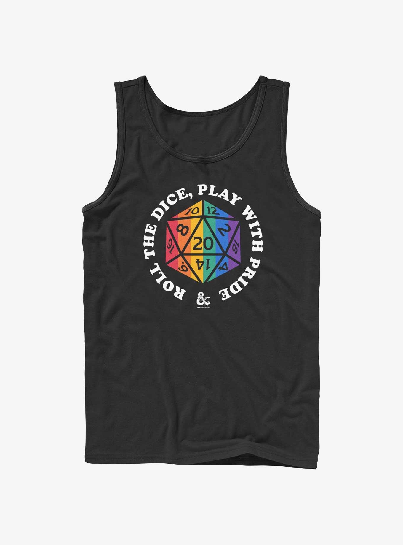 Dungeons & Dragons Roll For Pride Tank, BLACK, hi-res