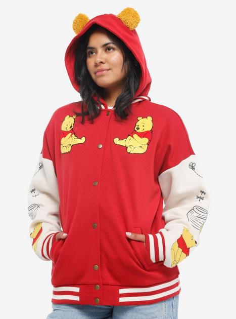 Disney Winnie The Pooh Girls Varsity Jacket Hot Topic