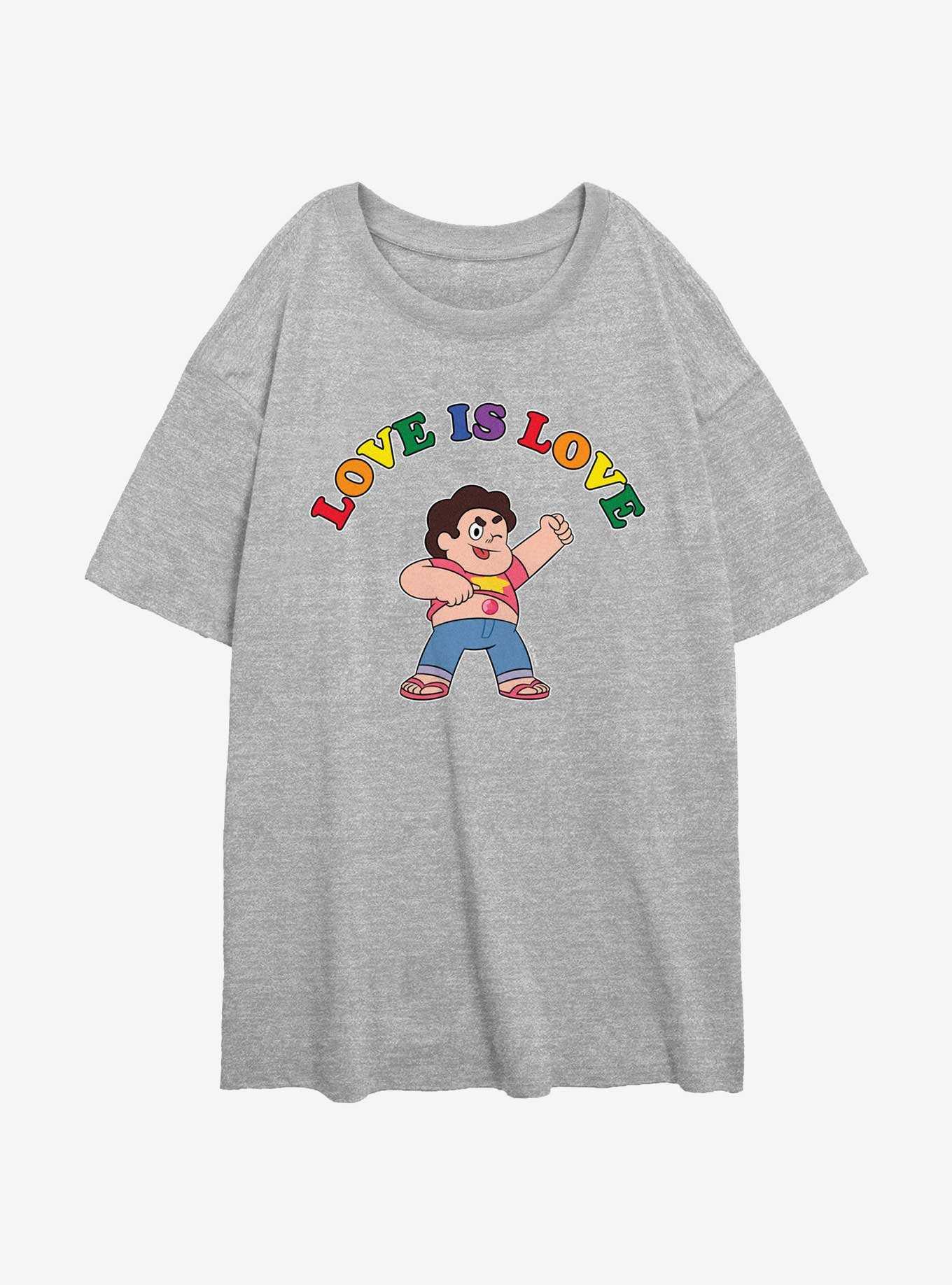Steven Universe Love Is Love Womens Oversized T-Shirt, , hi-res