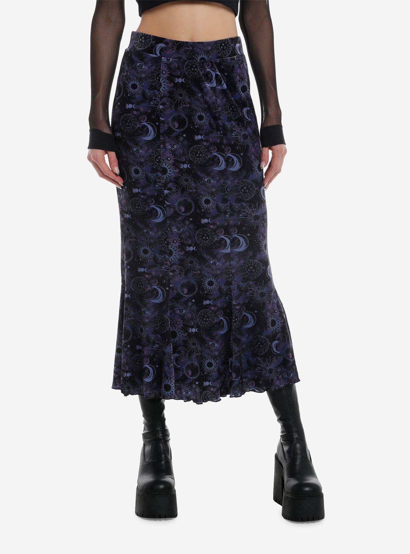 Cosmic Aura Celestial Velvet Mermaid Skirt, , hi-res