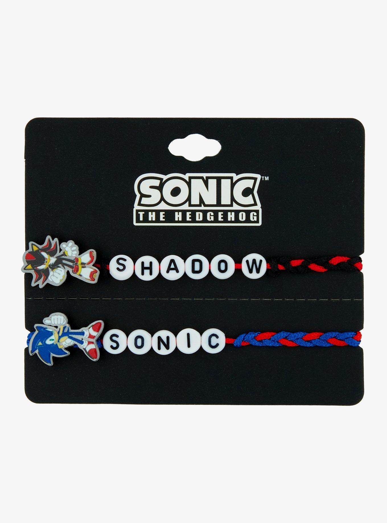 Sonic The Hedgehog Sonic & Shadow Cord Best Friend Bracelet Set, , hi-res