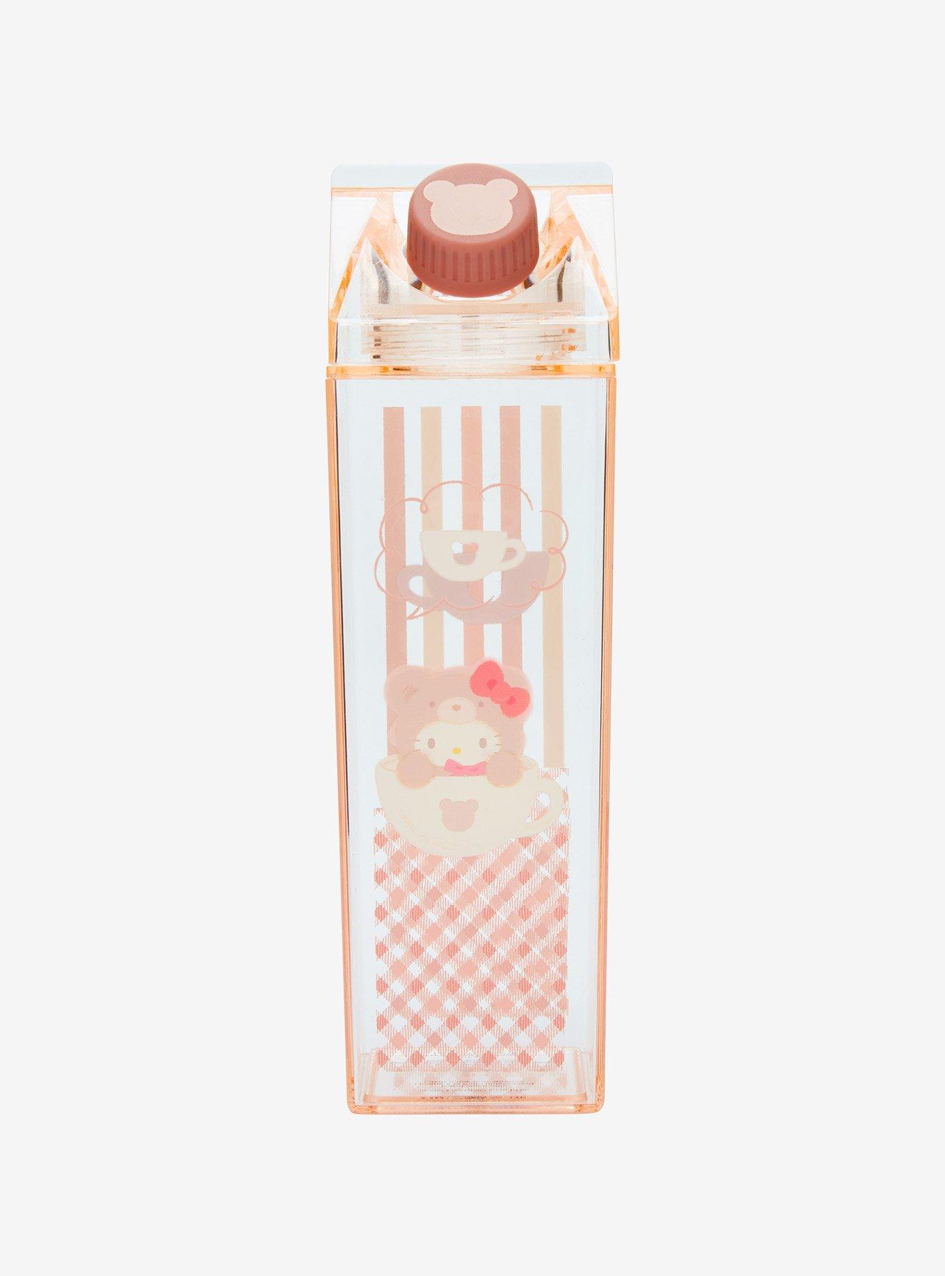 Sanrio Hello Kitty Latte Bear Milk Carton Water Bottle - BoxLunch Exclusive, , hi-res