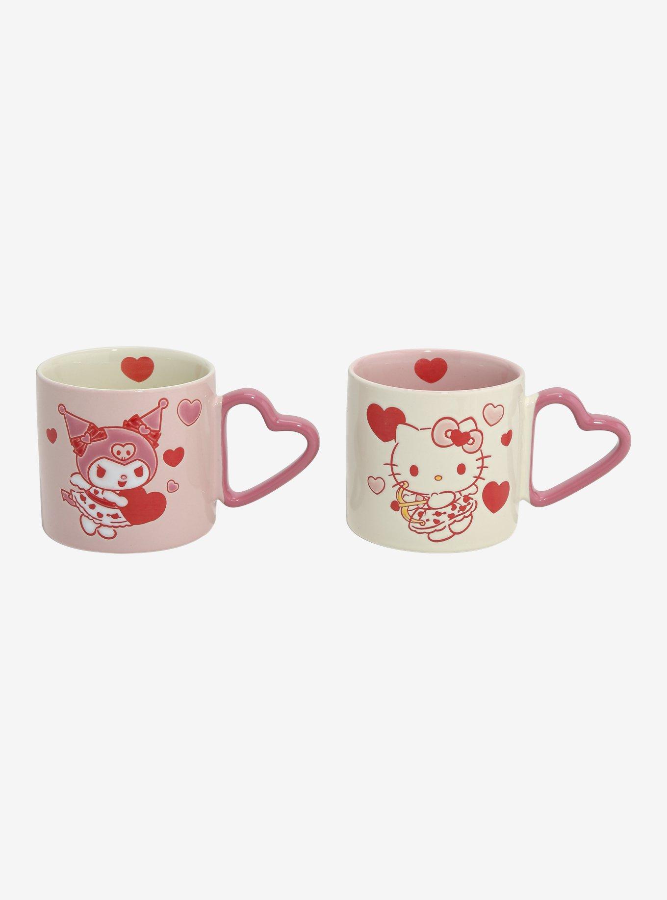 Sanrio Hello Kitty & Kuromi Valentine's Day Hearts Mug Set, , hi-res