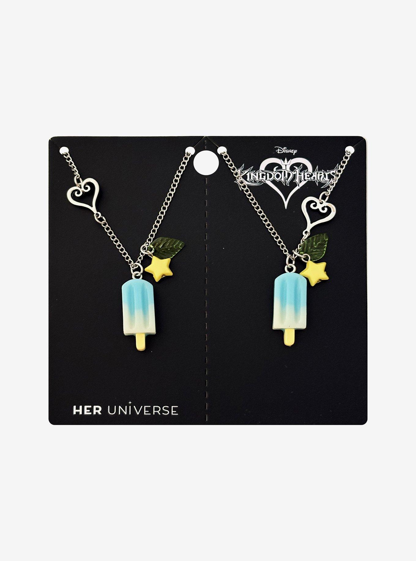 Her Universe Disney Kingdom Hearts Sea Salt Ice Cream Best Friend Necklace Set, , hi-res